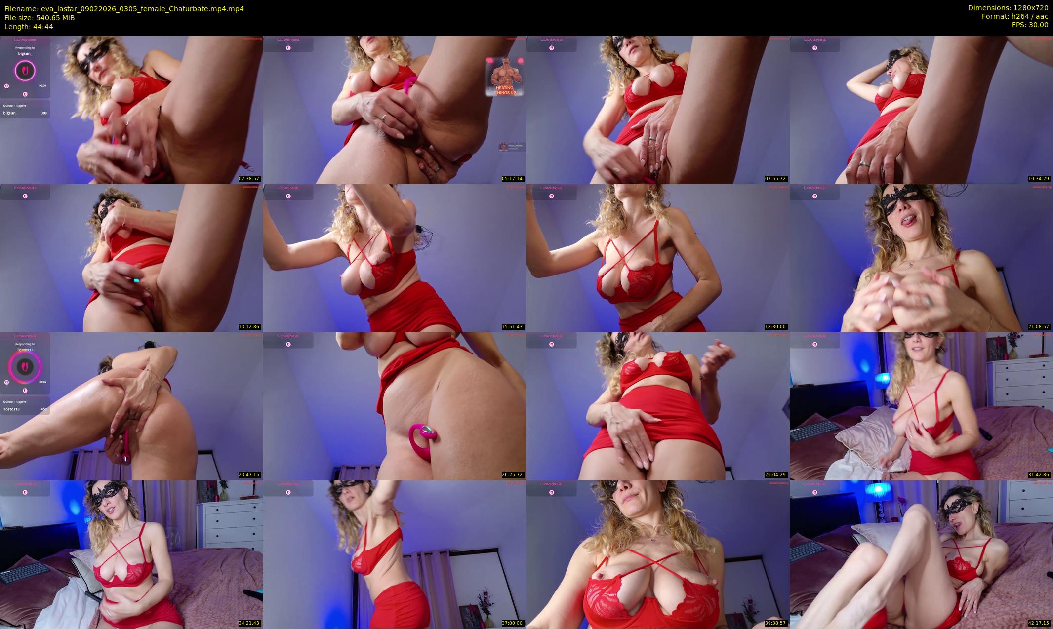 eva_lastar — 45 minute Chaturbate female cam show recording, 720p, Feb 9, 2026
