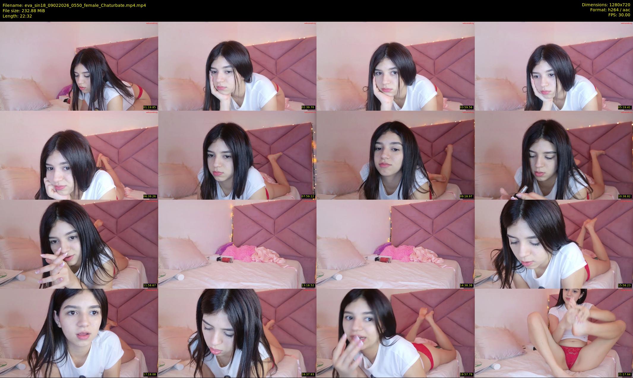 eva_sin18 — 23 minute Chaturbate female cam show recording, 720p, Feb 9, 2026