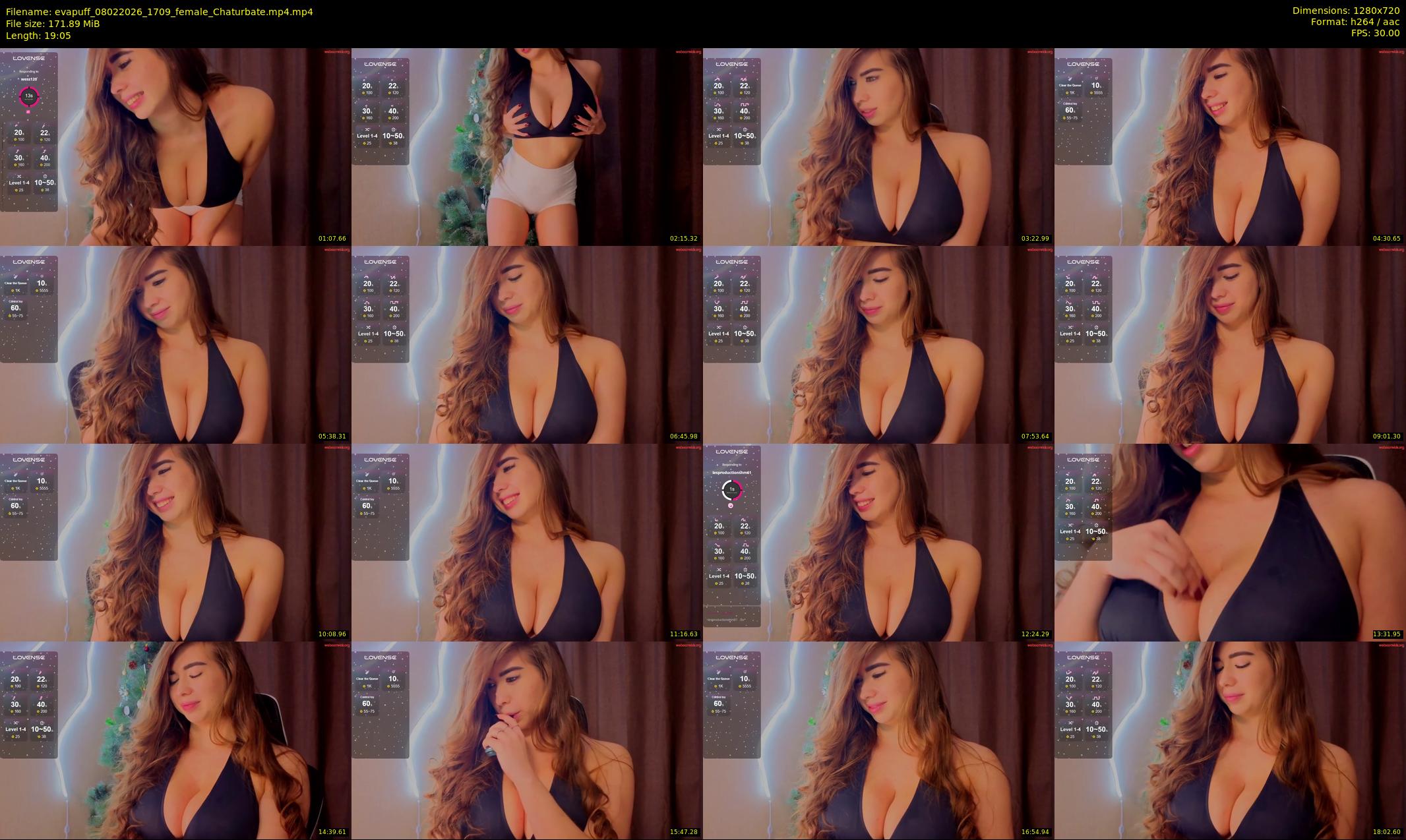 evapuff — 20 minute Chaturbate female cam show recording, 720p, Feb 8, 2026