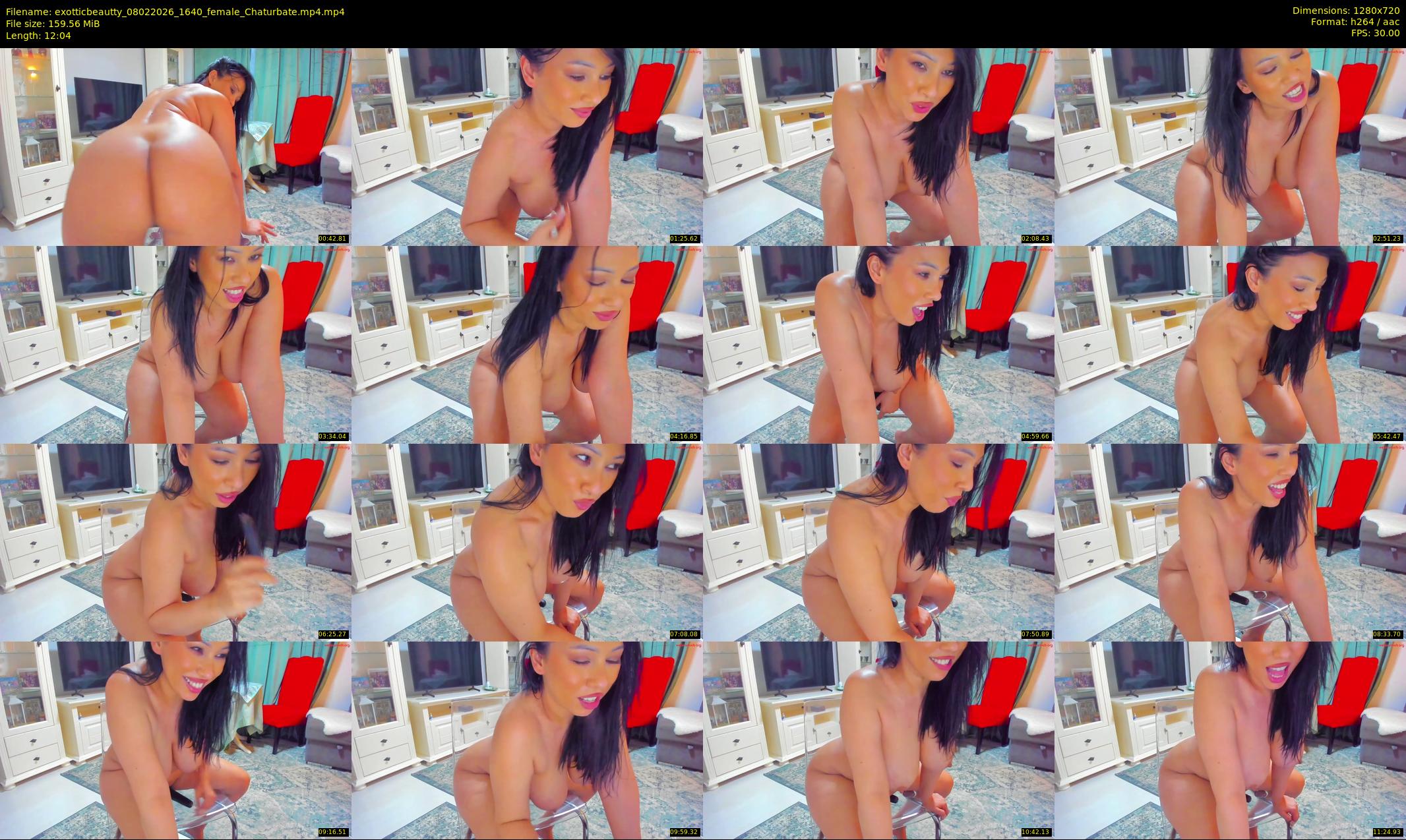 exotticbeautty — 13 minute Chaturbate female cam show recording, 720p, Feb 8, 2026