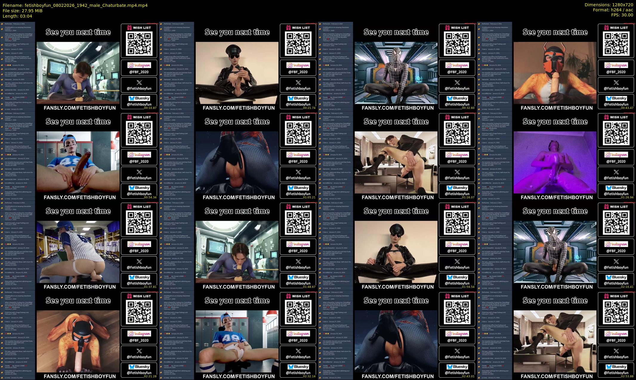 fetishboyfun — 4 minute Chaturbate male cam show recording, 720p, Feb 8, 2026