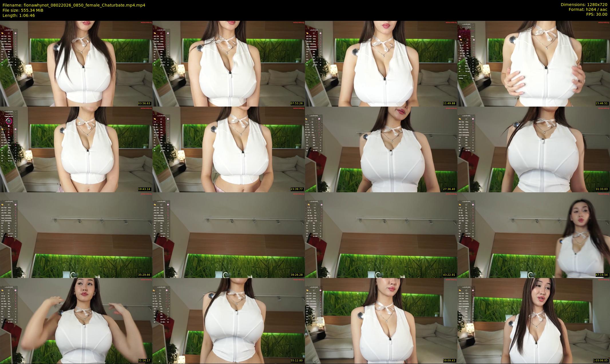 fionawhynot — 67 minute Chaturbate female cam show recording, 720p, Feb 8, 2026