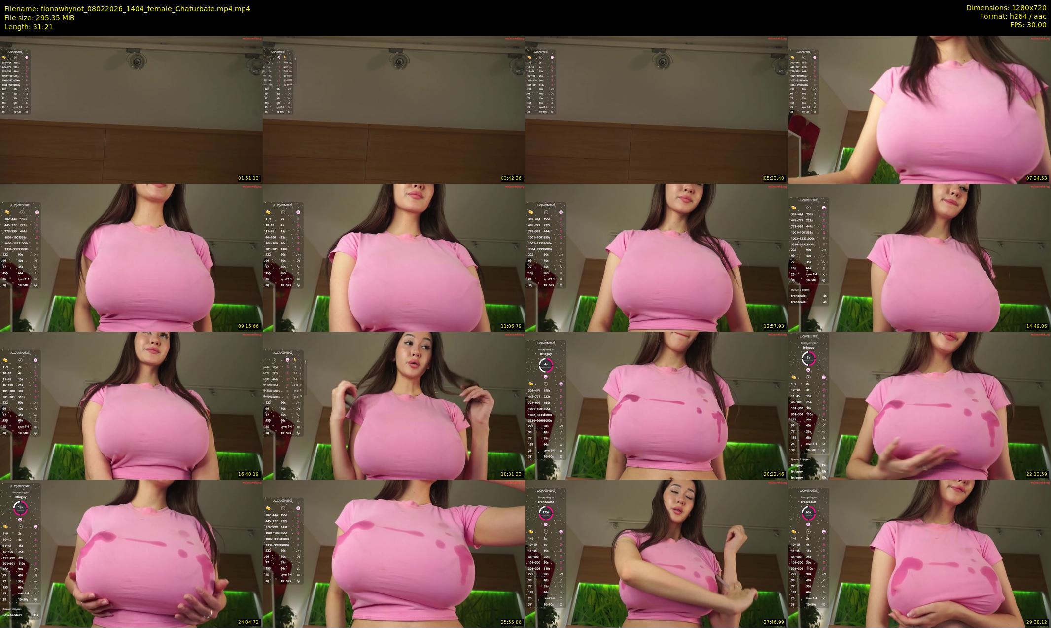 fionawhynot — 32 minute Chaturbate female cam show recording, 720p, Feb 8, 2026