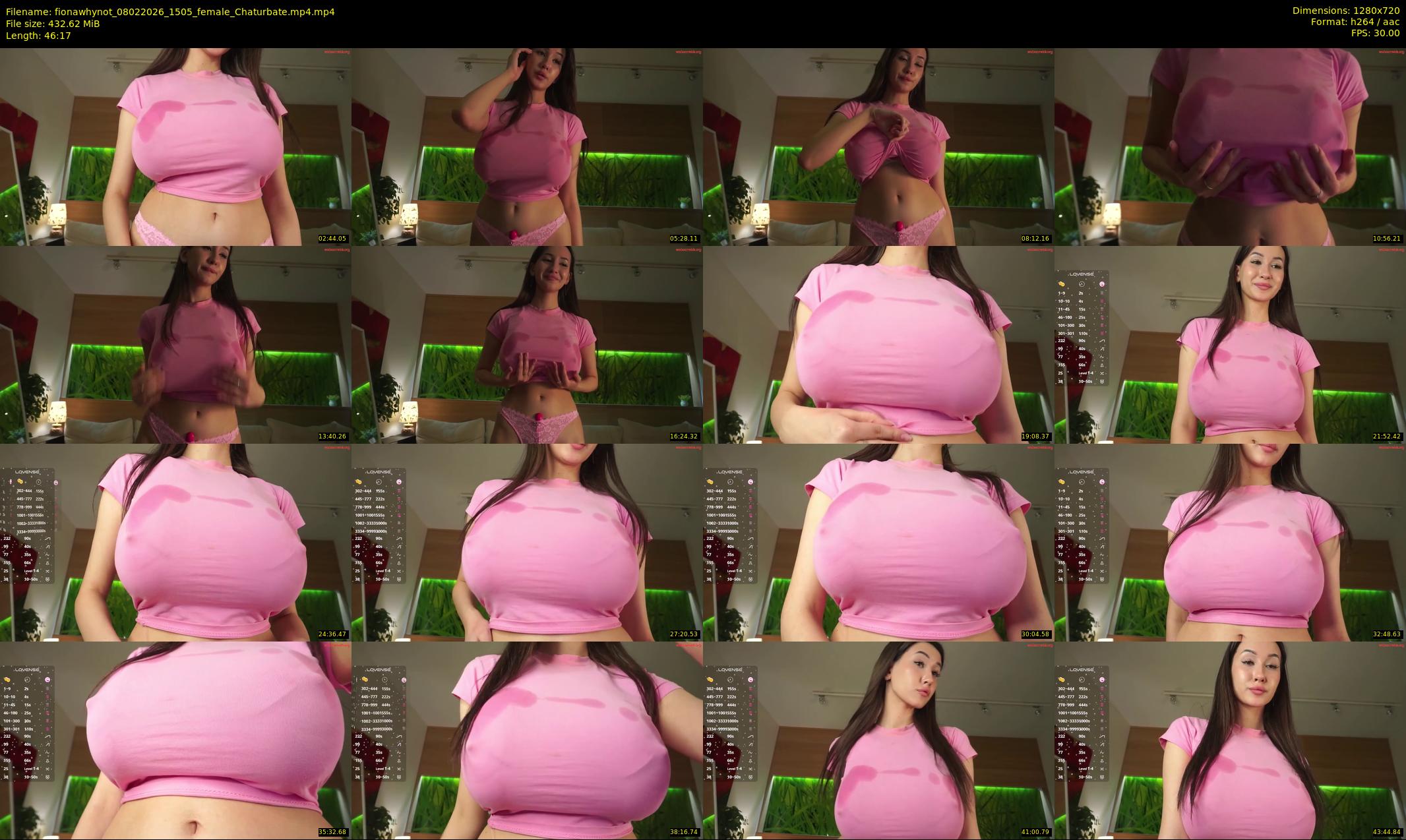 fionawhynot — 47 minute Chaturbate female cam show recording, 720p, Feb 8, 2026