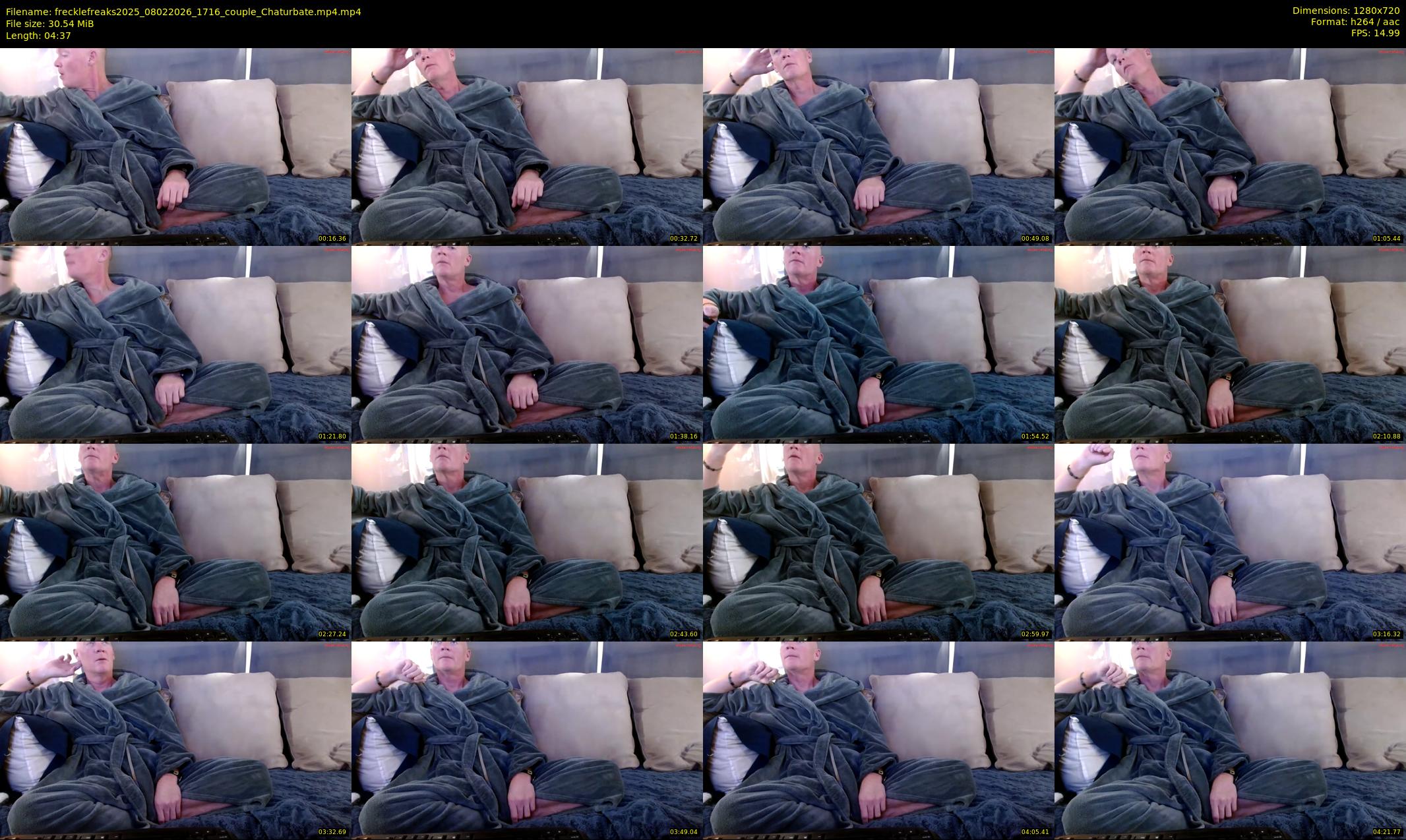 frecklefreaks2025 — 5 minute Chaturbate couple cam show recording, 720p, Feb 8, 2026