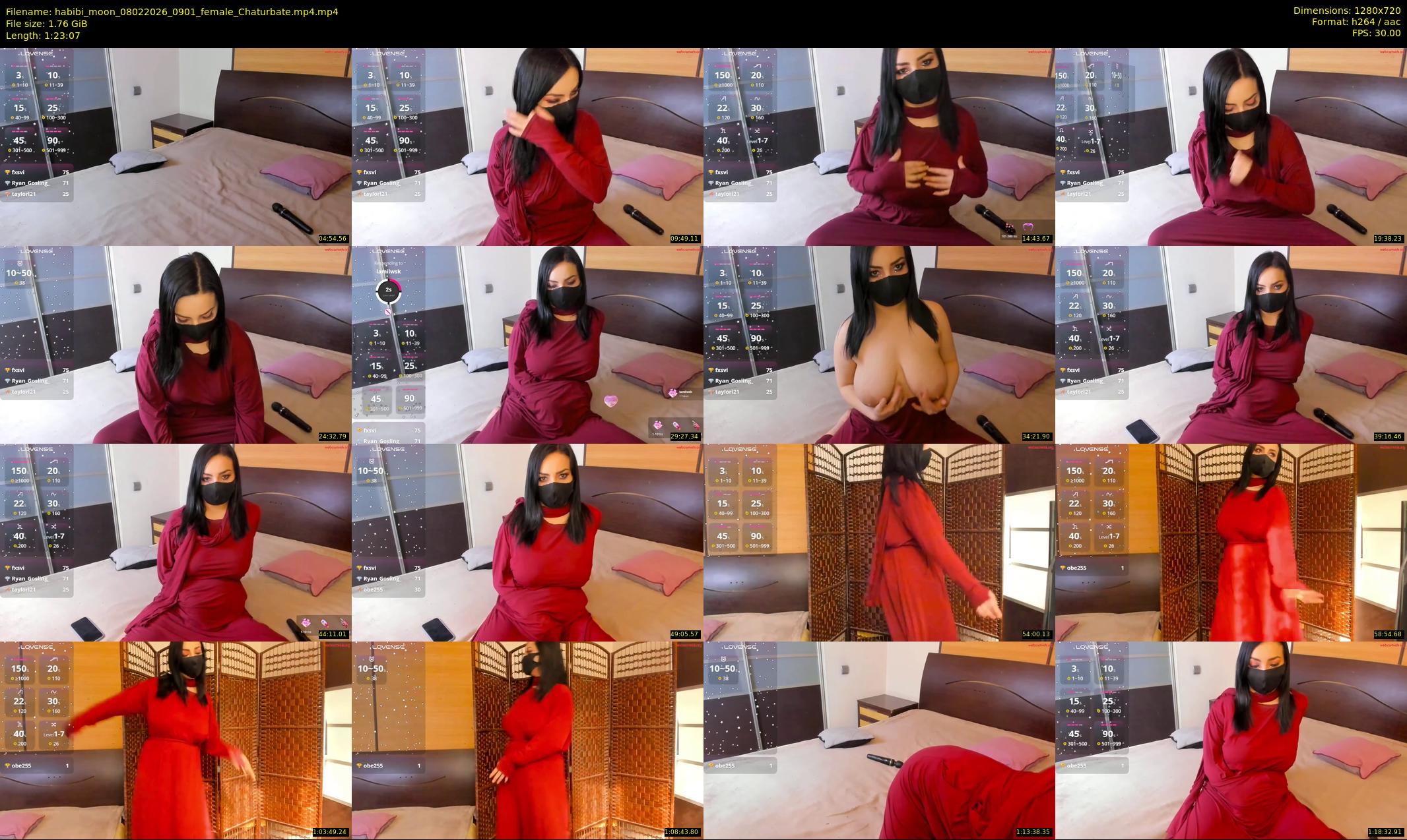 habibi_moon — 84 minute Chaturbate female cam show recording, 720p, Feb 8, 2026