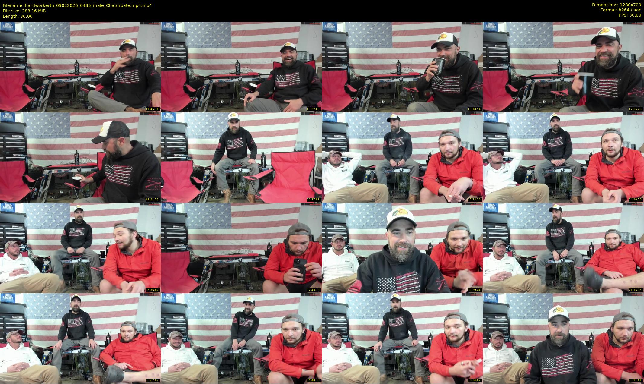 hardworkertn — 30 minute Chaturbate male cam show recording, 720p, Feb 9, 2026