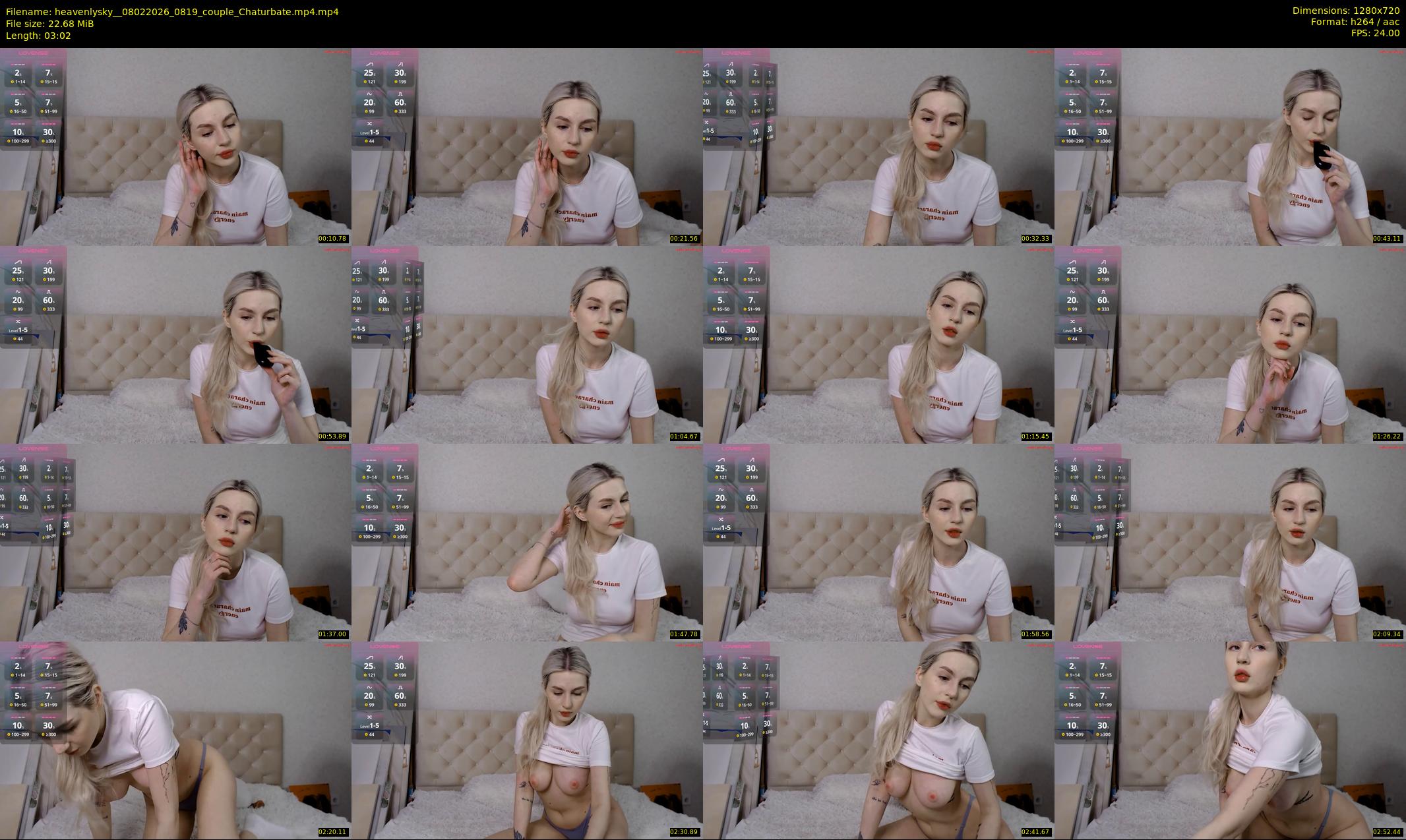 heavenlysky_ — 4 minute Chaturbate female cam show recording, 720p, Feb 8, 2026