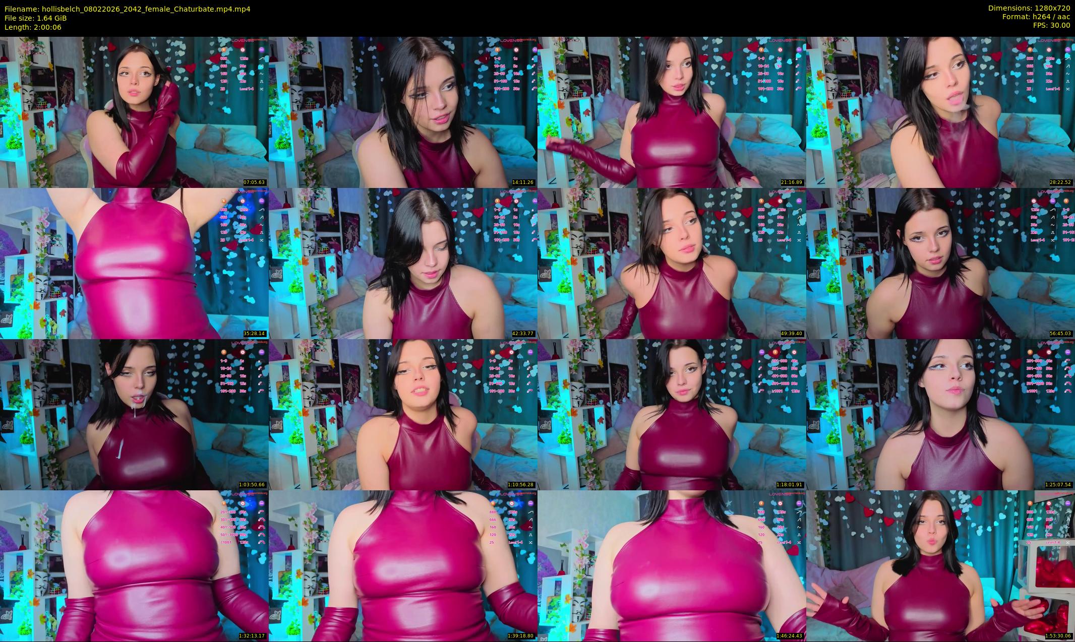 hollisbelch — 121 minute Chaturbate female cam show recording, 720p, Feb 8, 2026