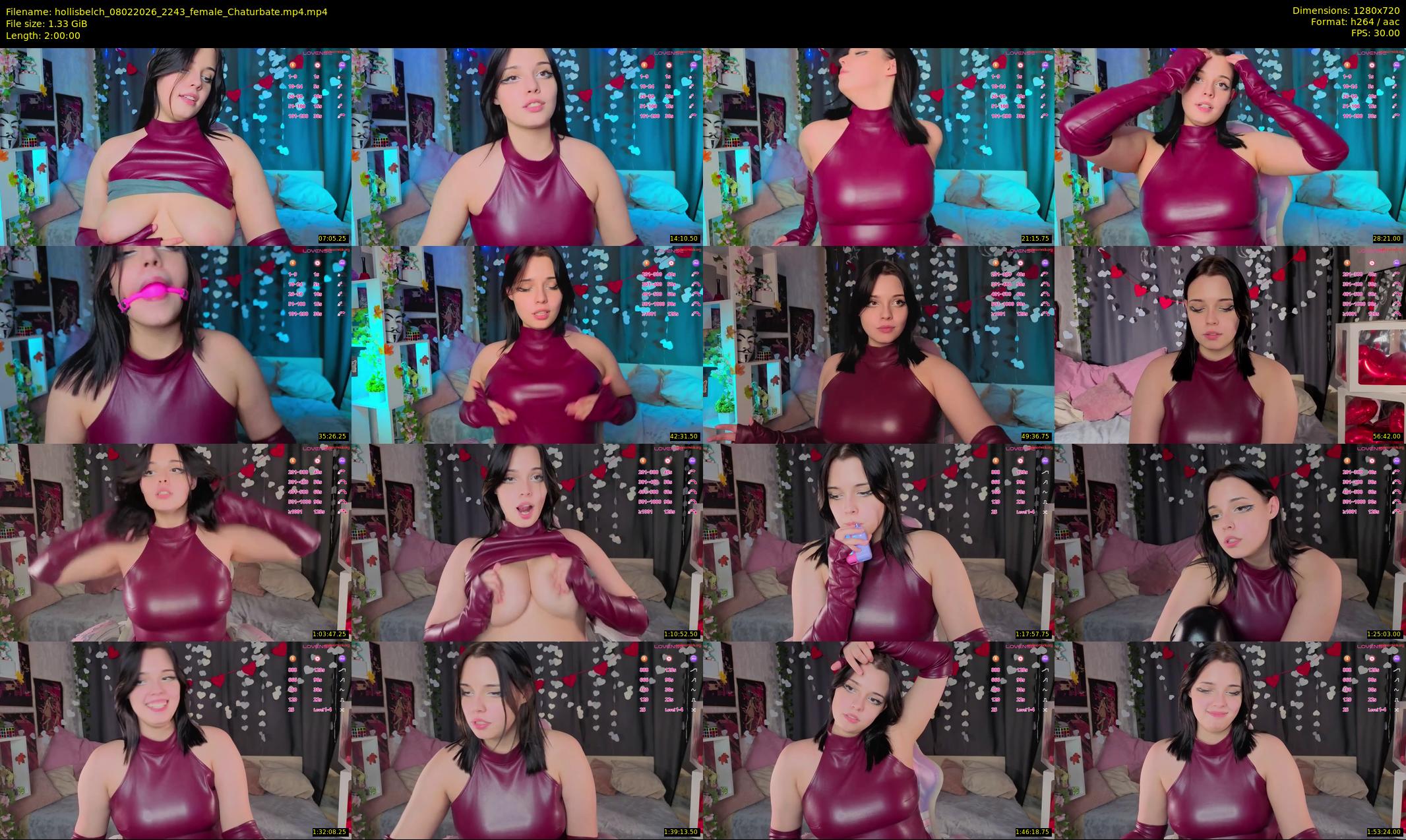 hollisbelch — 120 minute Chaturbate female cam show recording, 720p, Feb 8, 2026