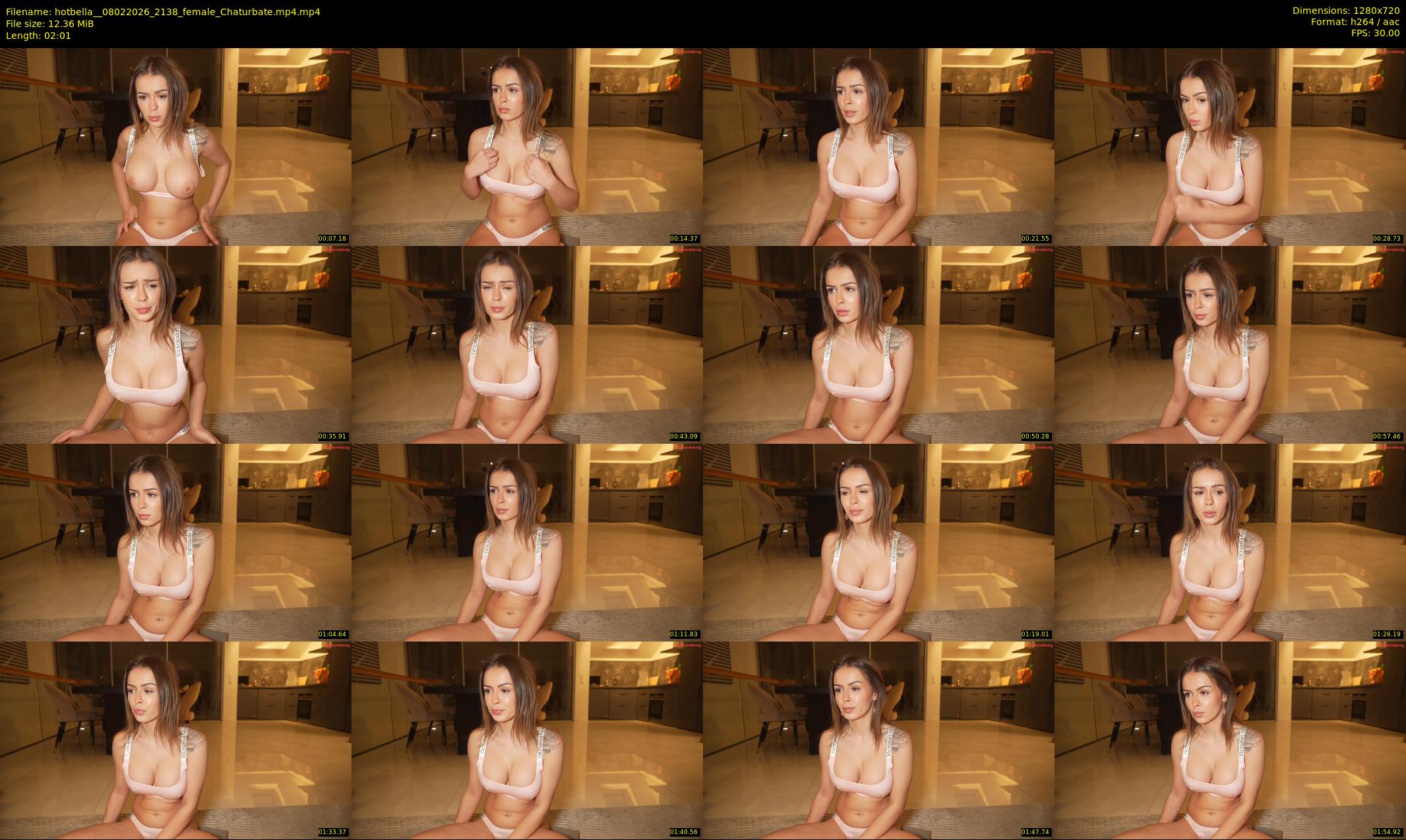 hotbella_ — 3 minute Chaturbate female cam show recording, 720p, Feb 8, 2026