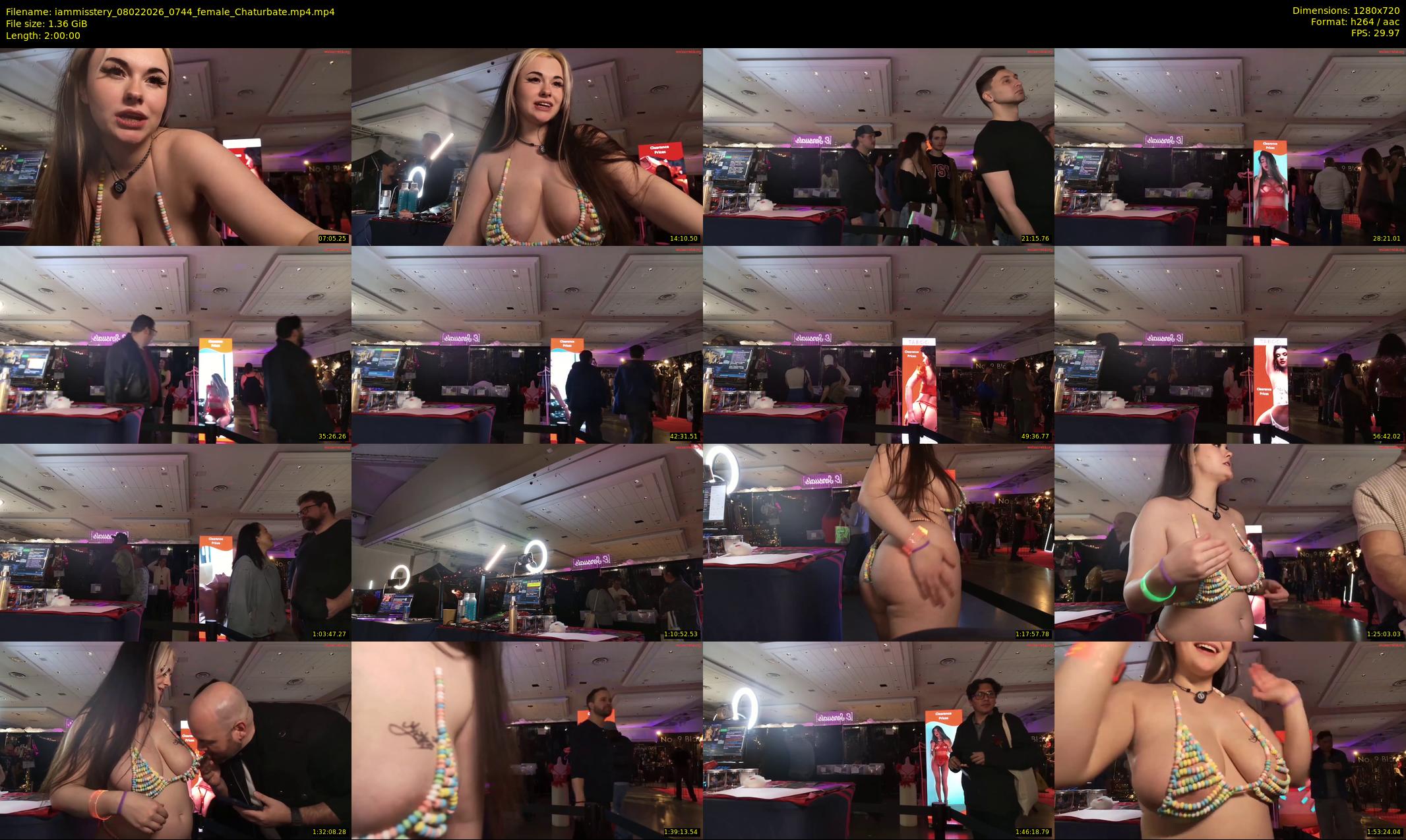 iammisstery — 120 minute Chaturbate female cam show recording, 720p, Feb 8, 2026