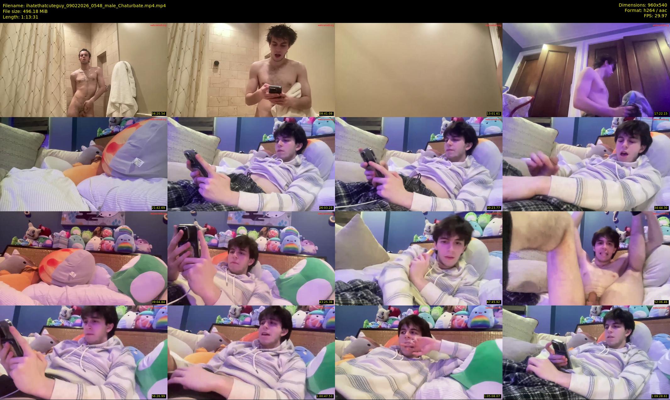 ihatethatcuteguy — 74 minute Chaturbate male cam show recording, 480p, Feb 9, 2026