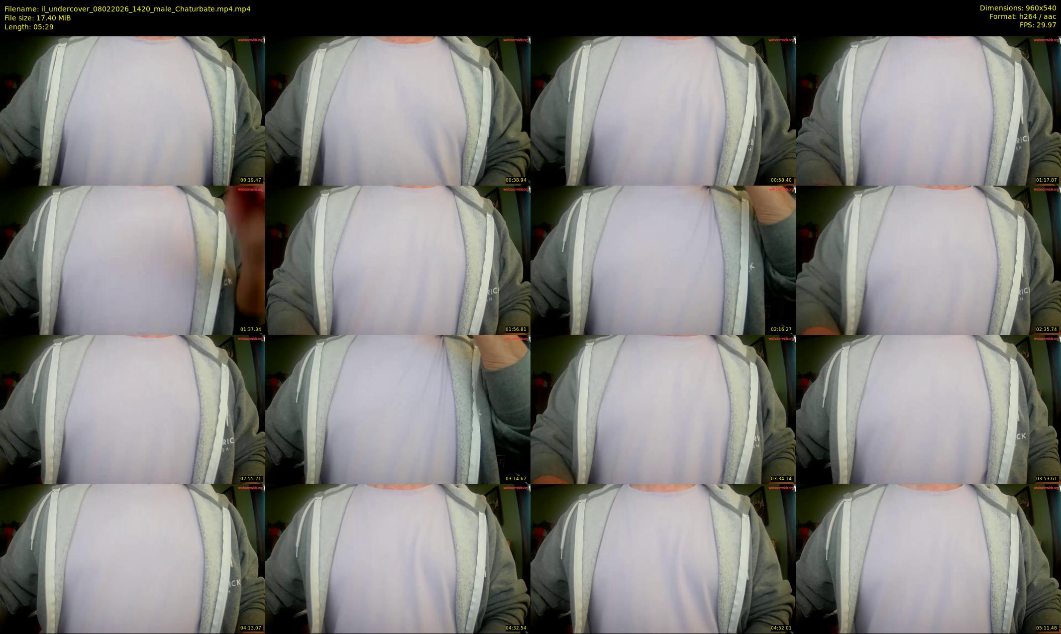 il_undercover — 6 minute Chaturbate male cam show recording, 480p, Feb 8, 2026