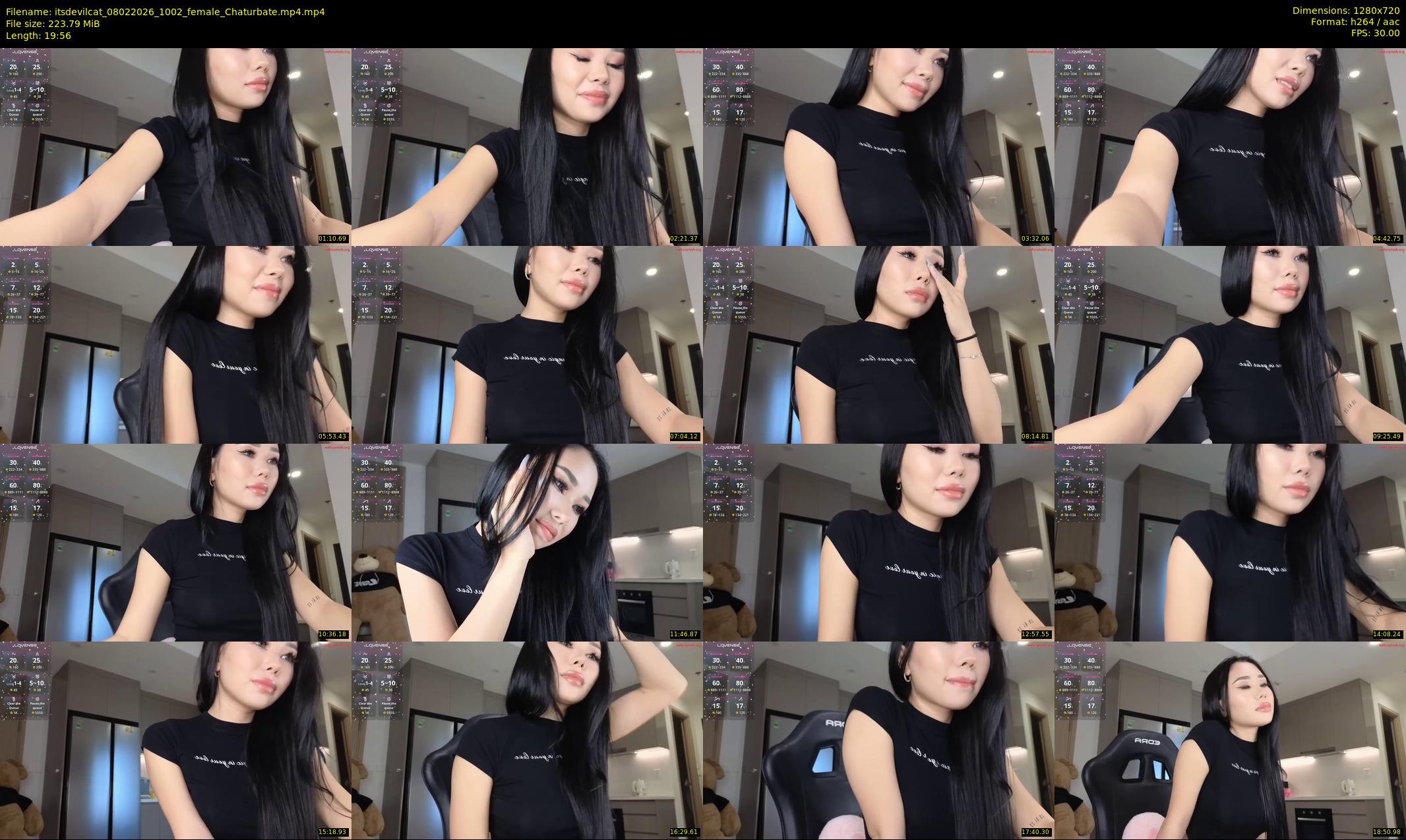 itsdevilcat — 20 minute Chaturbate female cam show recording, 720p, Feb 8, 2026