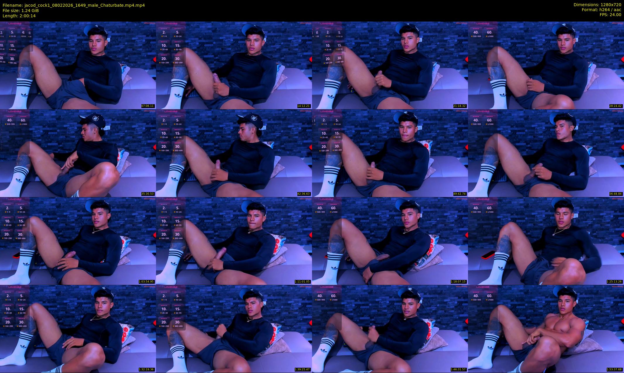 jacod_cock1 — 121 minute Chaturbate male cam show recording, 720p, Feb 8, 2026