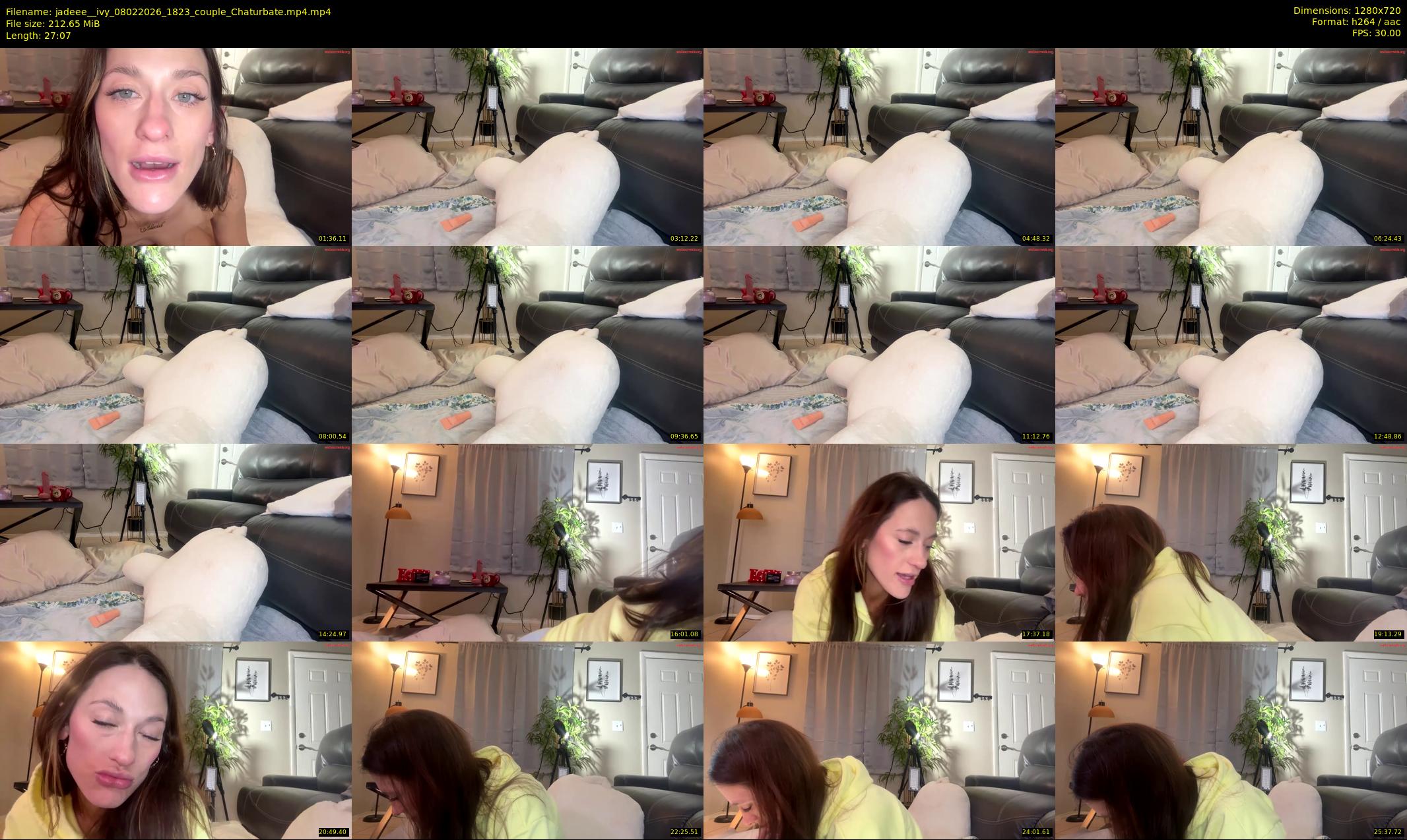 jadeee__ivy — 28 minute Chaturbate couple cam show recording, 720p, Feb 8, 2026