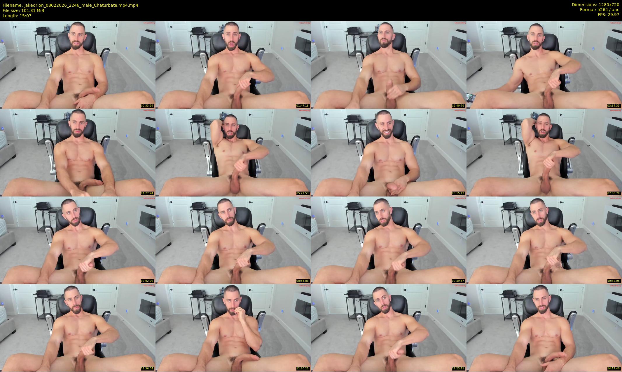 jakeorion — 16 minute Chaturbate male cam show recording, 720p, Feb 8, 2026