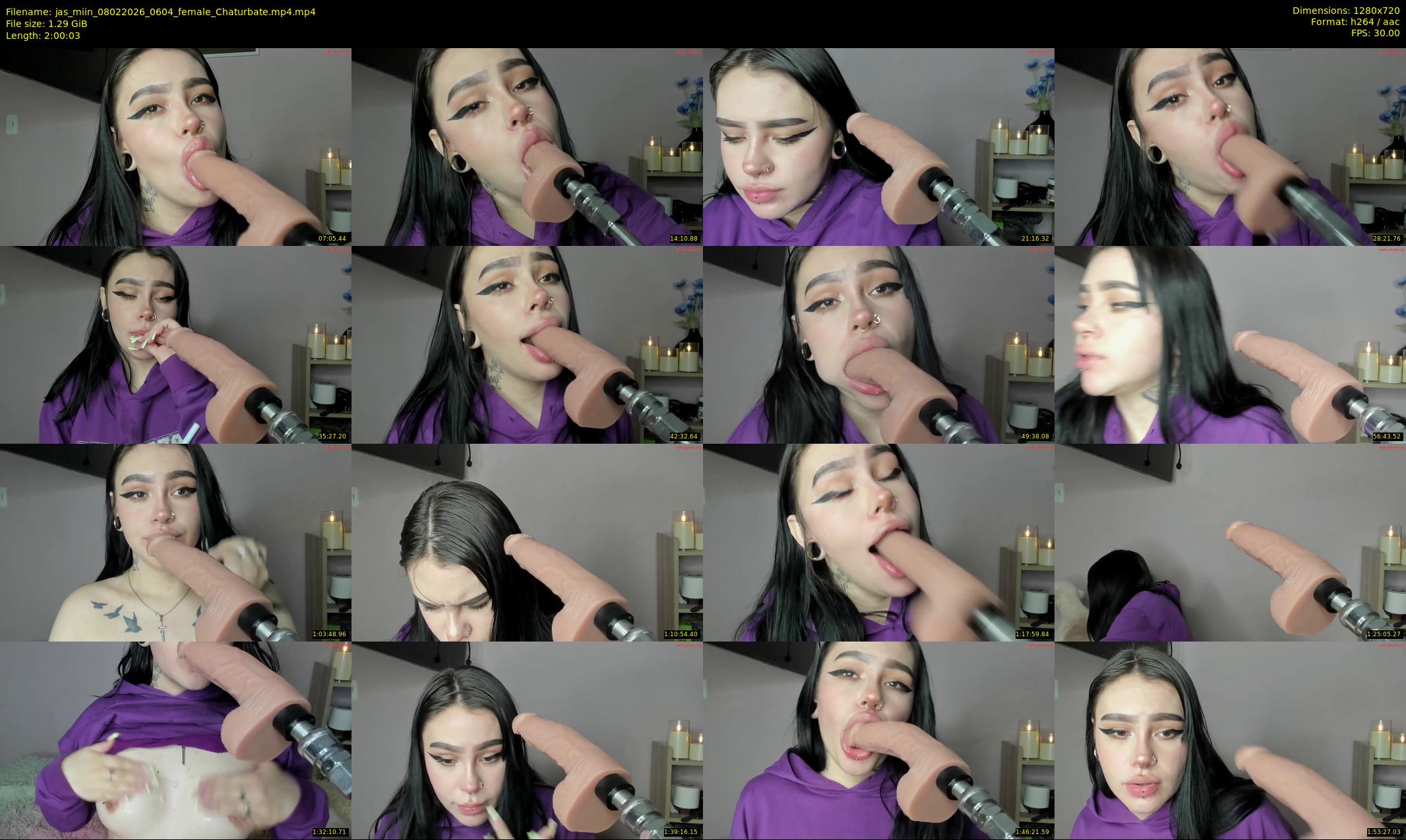 jas_miin — 121 minute Chaturbate female cam show recording, 720p, Feb 8, 2026