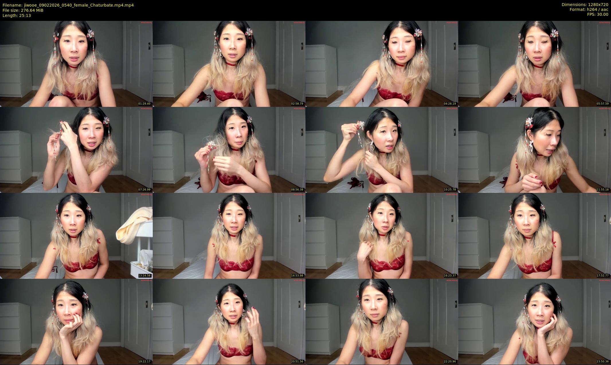 jiwooe — 26 minute Chaturbate female cam show recording, 720p, Feb 9, 2026