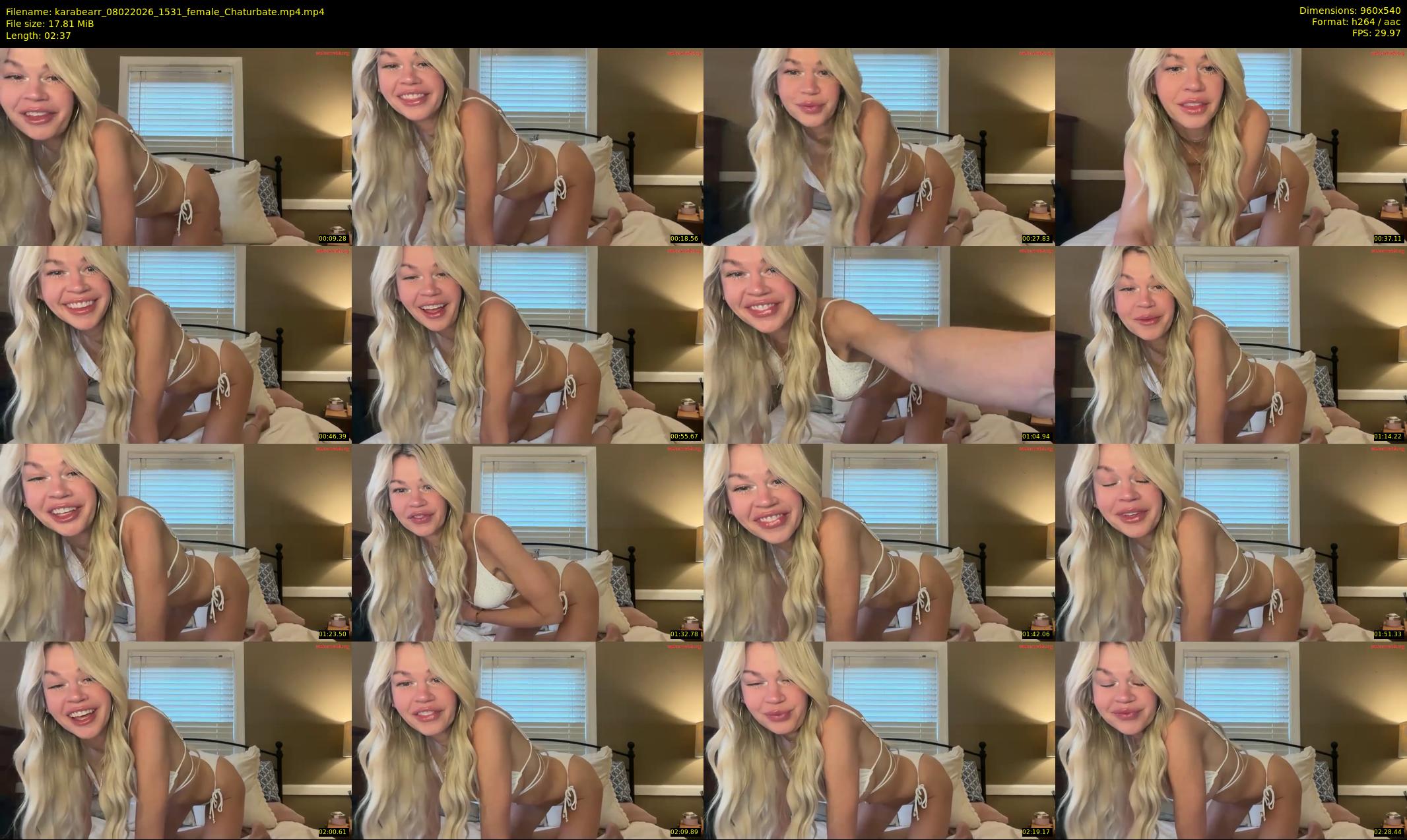 karabearr — 3 minute Chaturbate female cam show recording, 480p, Feb 8, 2026