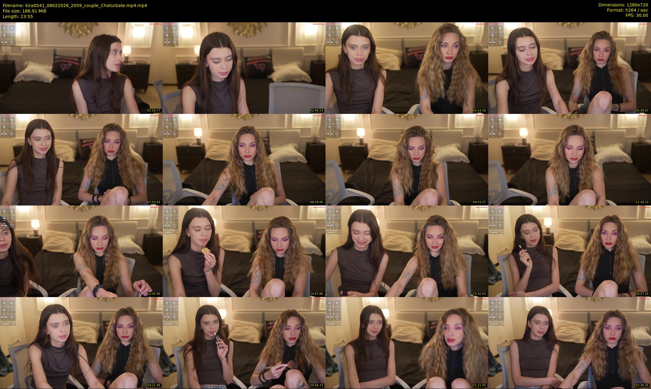 kira0541 — 24 minute Chaturbate couple cam show recording, 720p, Feb 8, 2026