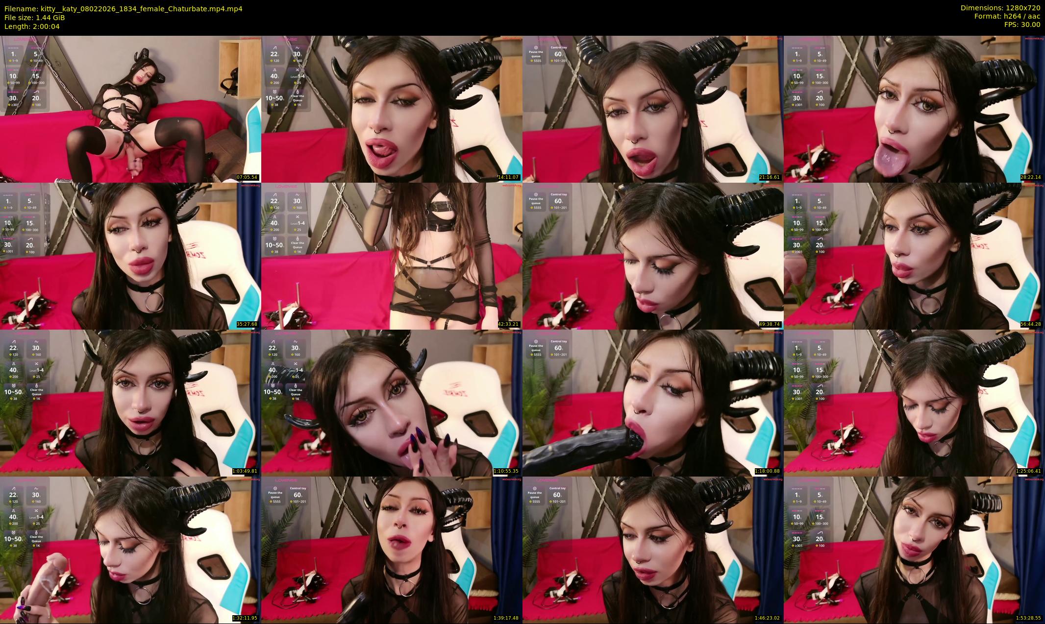 kitty__katy — 121 minute Chaturbate female cam show recording, 720p, Feb 8, 2026