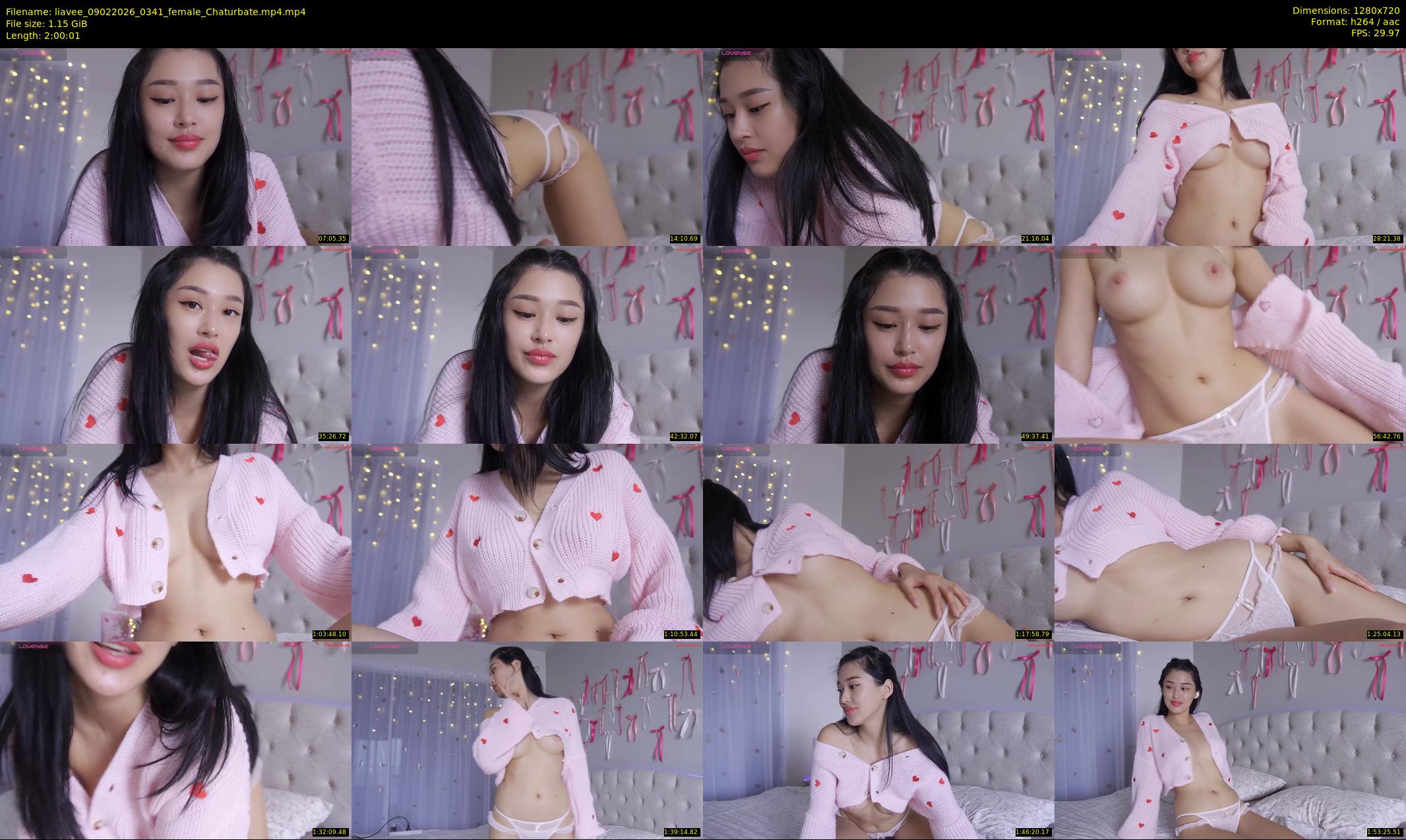 liavee — 121 minute Chaturbate female cam show recording, 720p, Feb 9, 2026