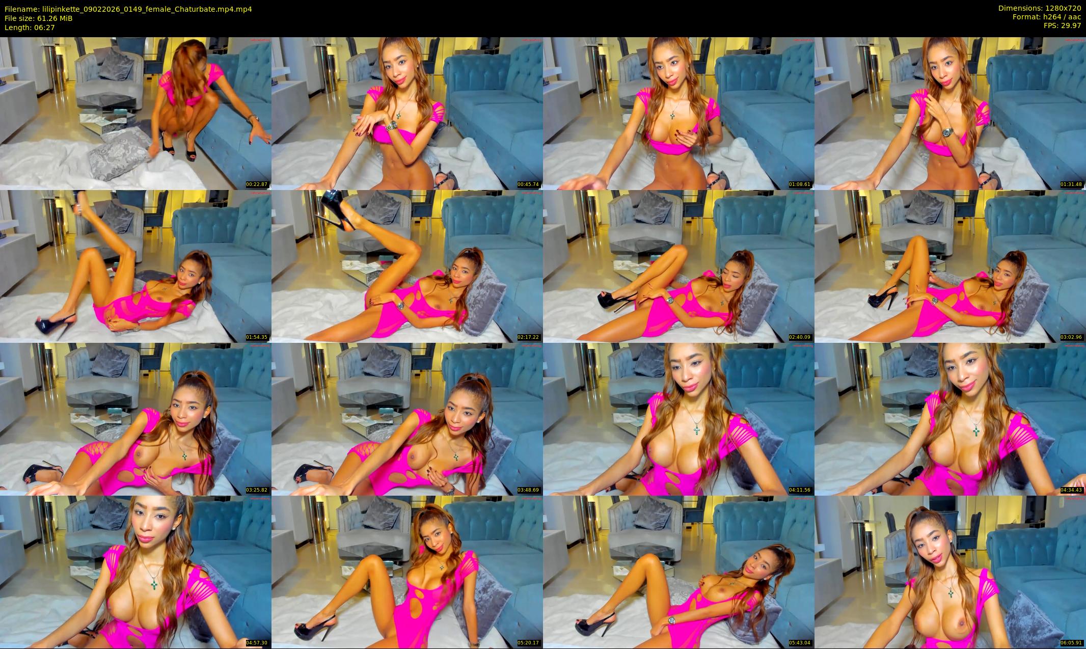 lilipinkette — 7 minute Chaturbate female cam show recording, 720p, Feb 9, 2026