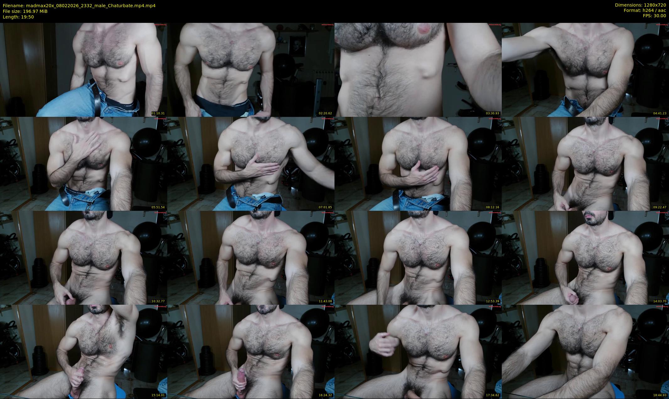 madmax20x — 20 minute Chaturbate male cam show recording, 720p, Feb 8, 2026