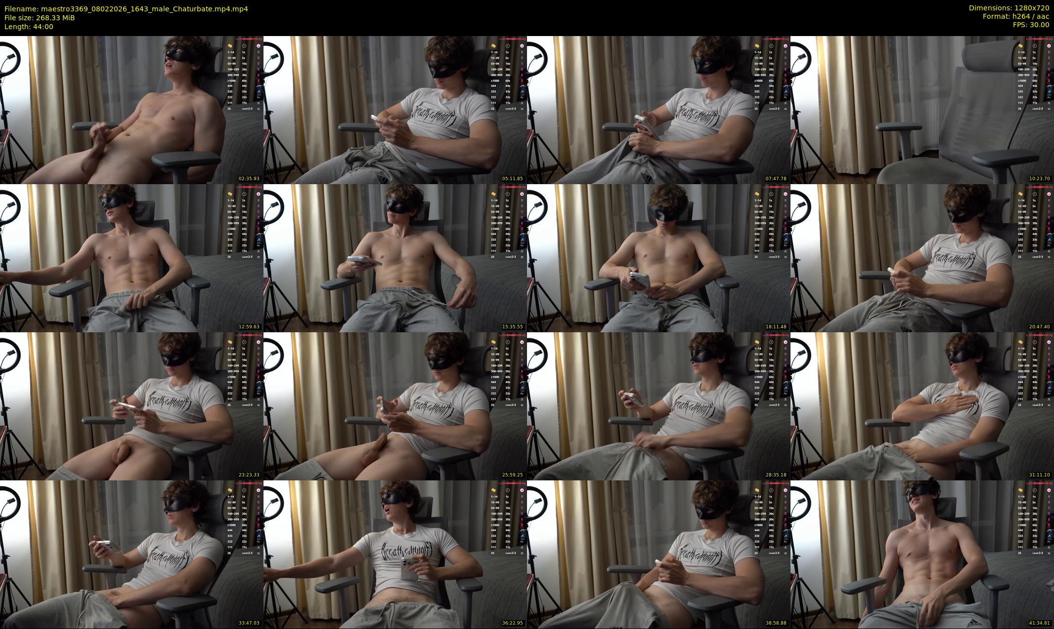 maestro3369 — 44 minute Chaturbate male cam show recording, 720p, Feb 8, 2026