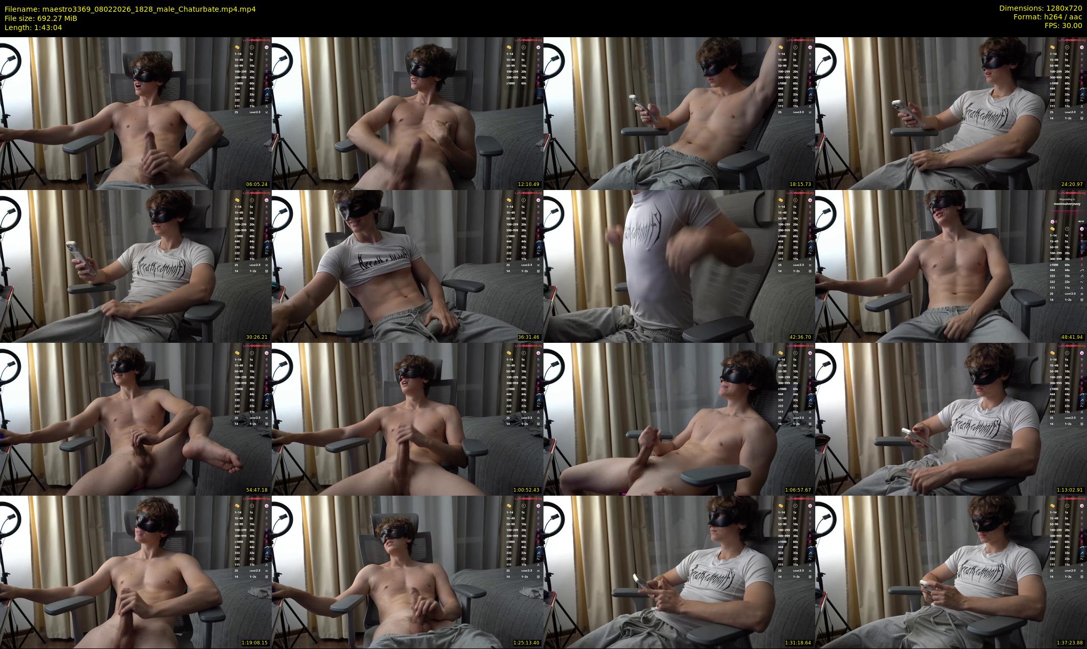 maestro3369 — 104 minute Chaturbate male cam show recording, 720p, Feb 8, 2026