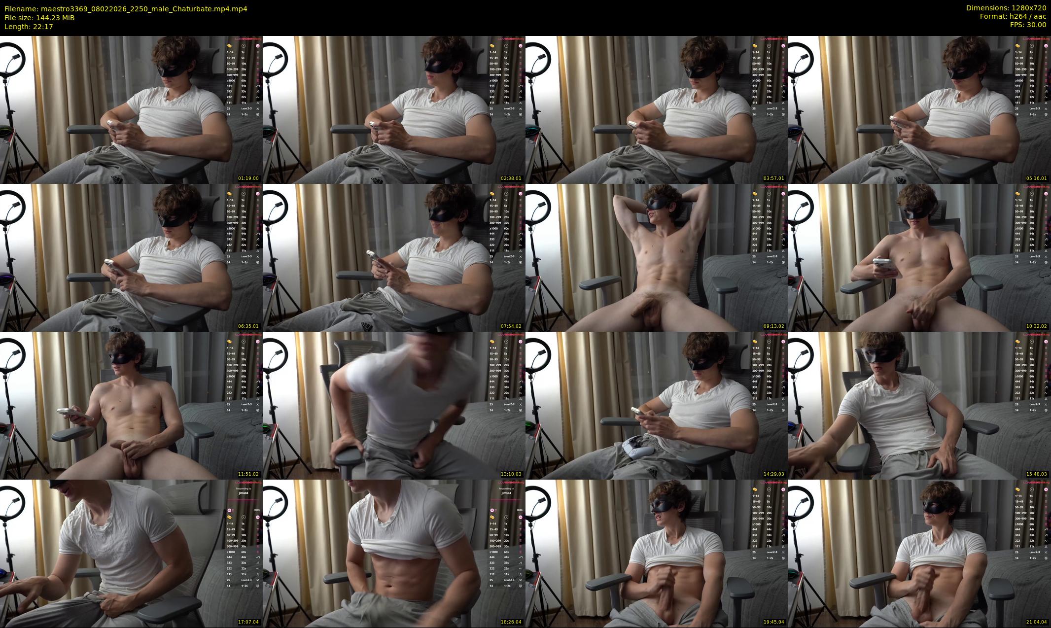 maestro3369 — 23 minute Chaturbate male cam show recording, 720p, Feb 8, 2026