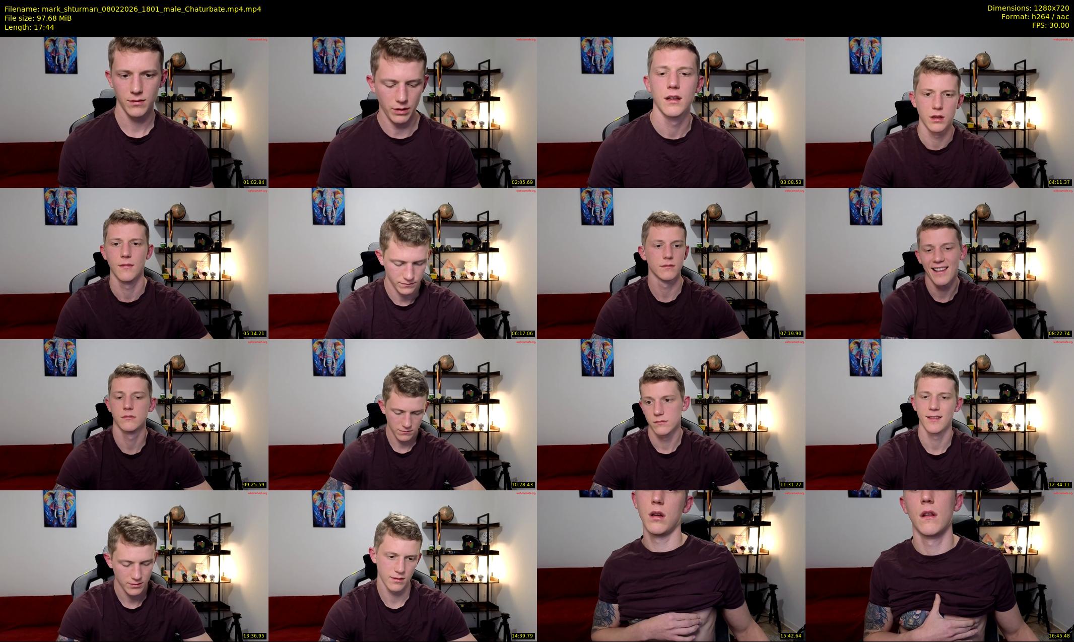 mark_shturman — 18 minute Chaturbate male cam show recording, 720p, Feb 8, 2026