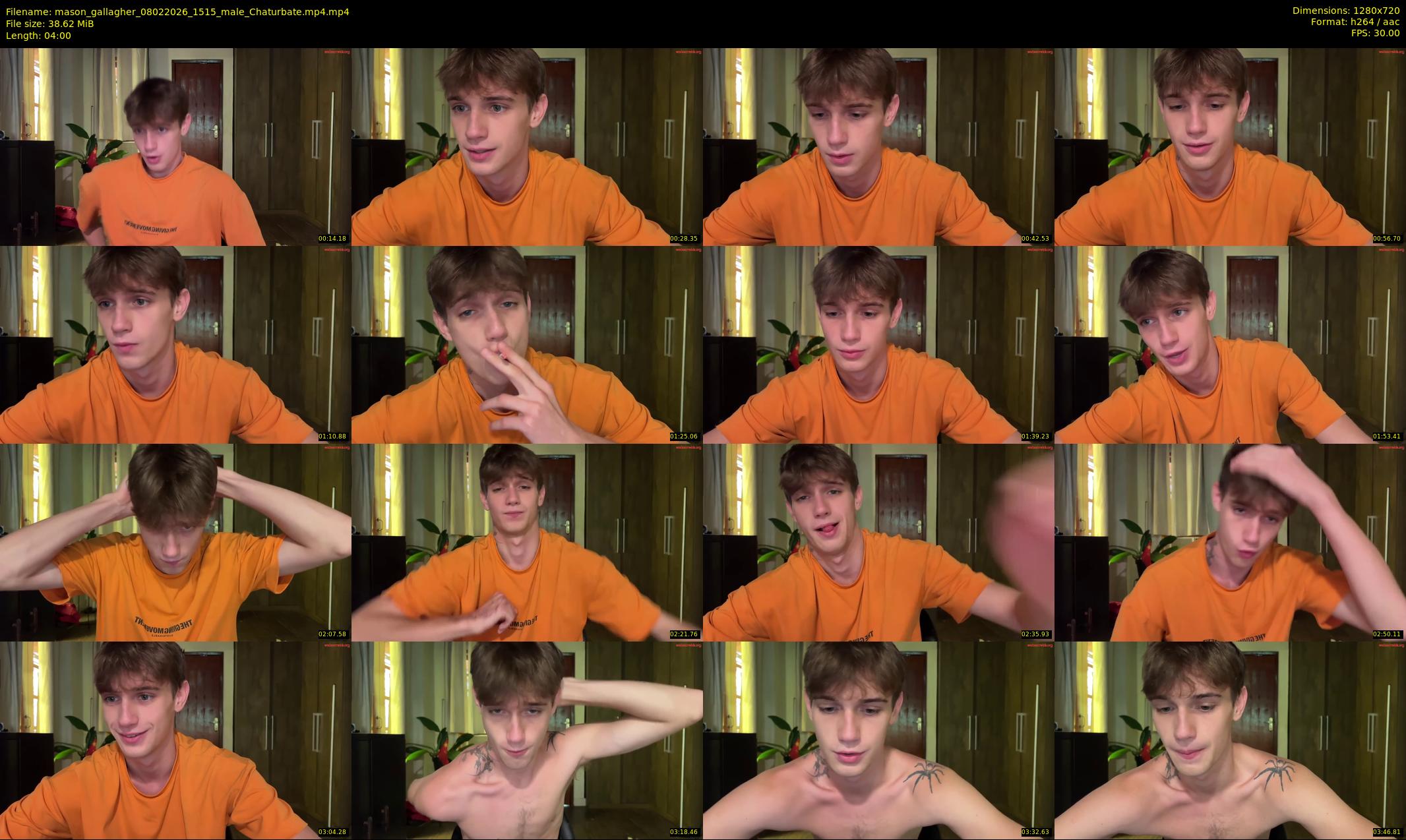 mason_gallagher — 4 minute Chaturbate male cam show recording, 720p, Feb 8, 2026