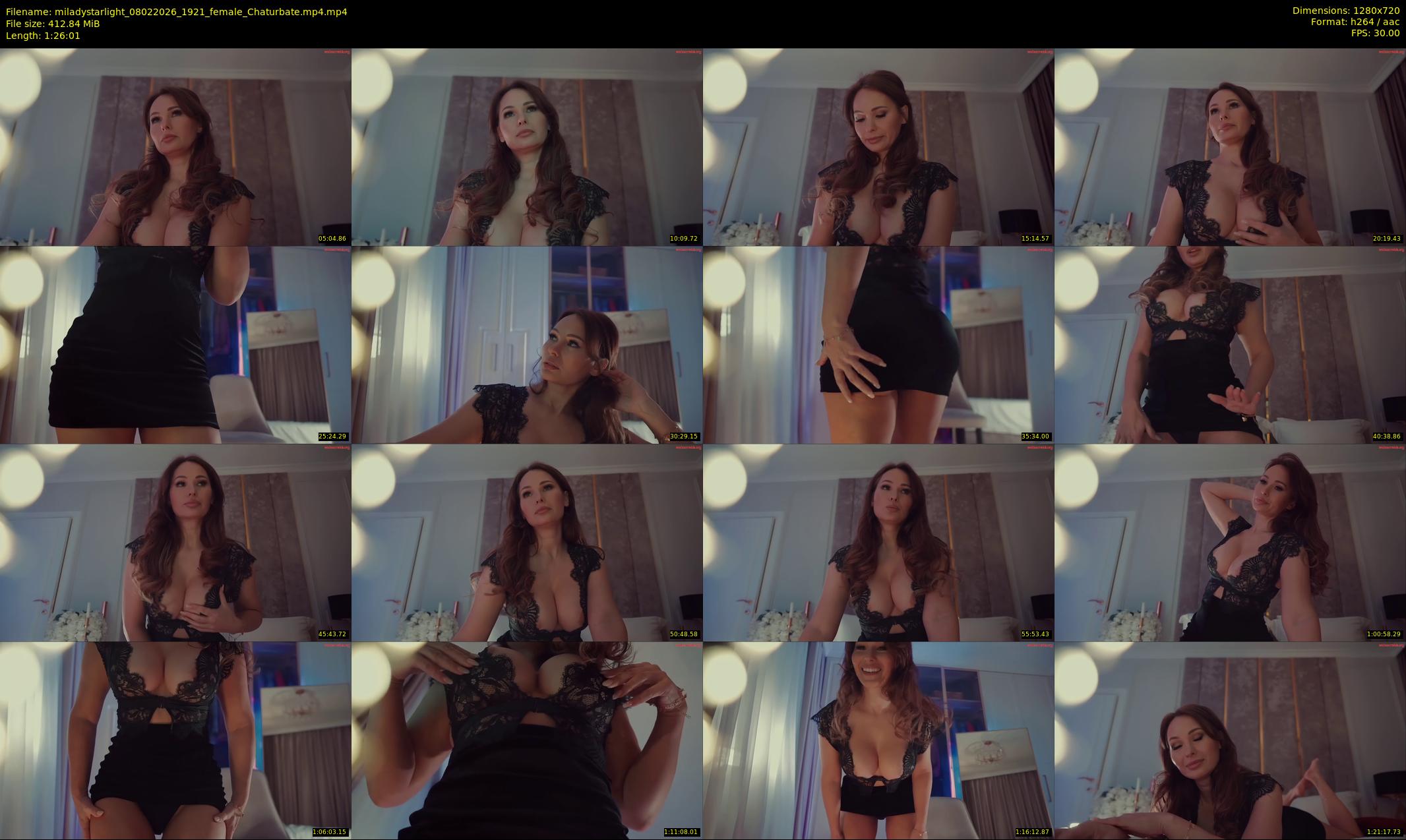 miladystarlight — 87 minute Chaturbate female cam show recording, 720p, Feb 8, 2026