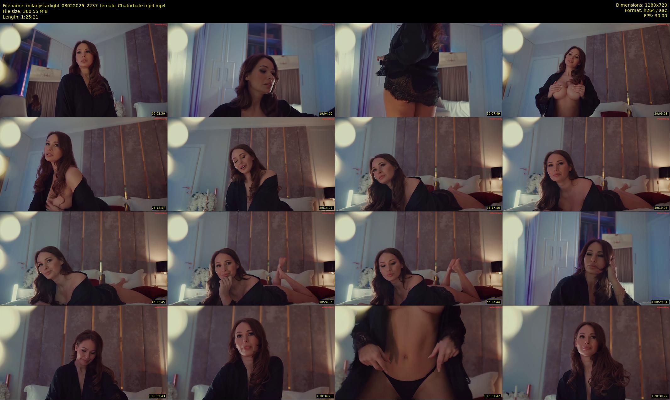 miladystarlight — 86 minute Chaturbate female cam show recording, 720p, Feb 8, 2026