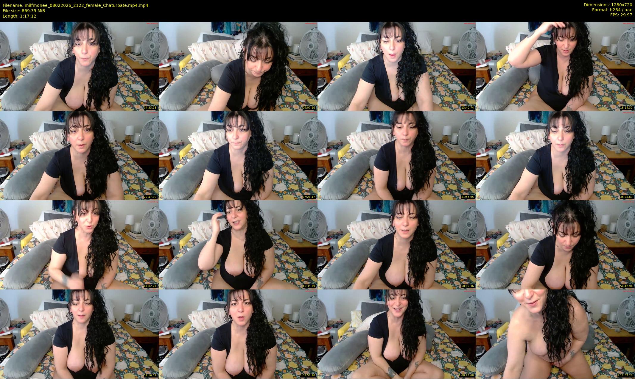 milfmonee — 78 minute Chaturbate female cam show recording, 720p, Feb 8, 2026