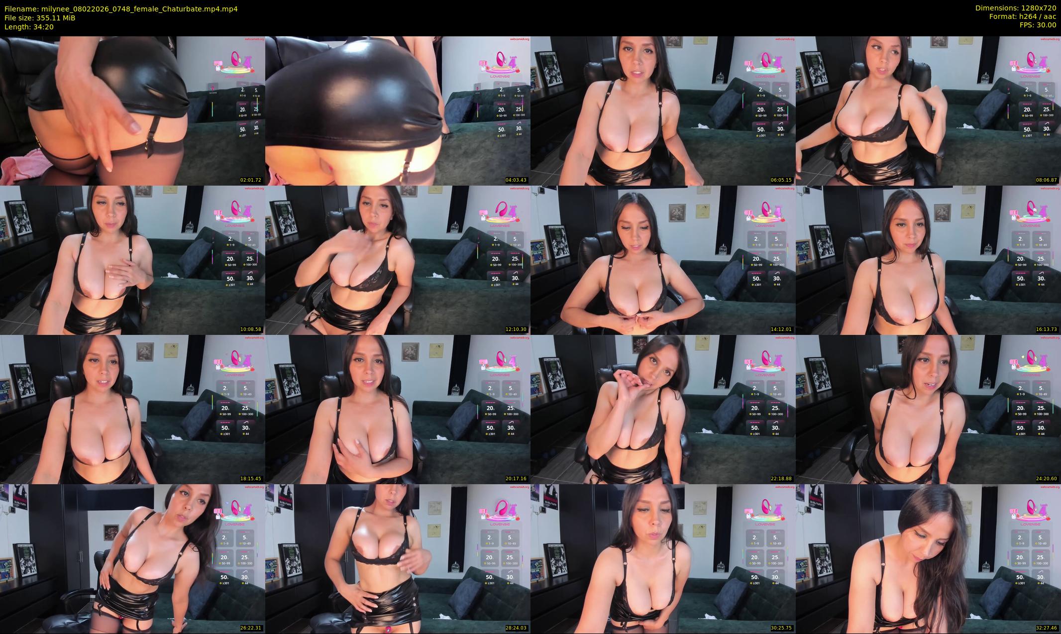 milynee — 35 minute Chaturbate female cam show recording, 720p, Feb 8, 2026