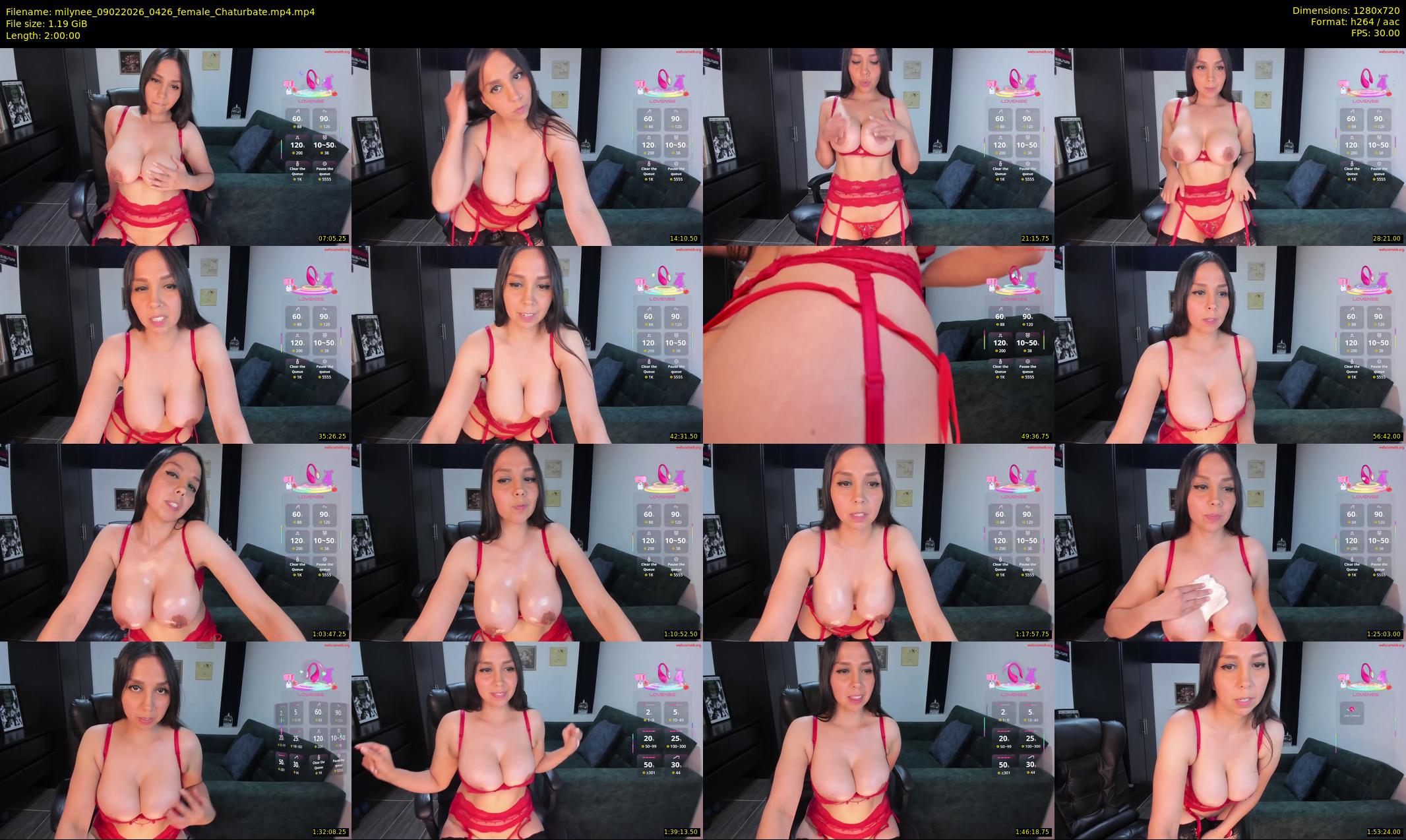 milynee — 120 minute Chaturbate female cam show recording, 720p, Feb 9, 2026