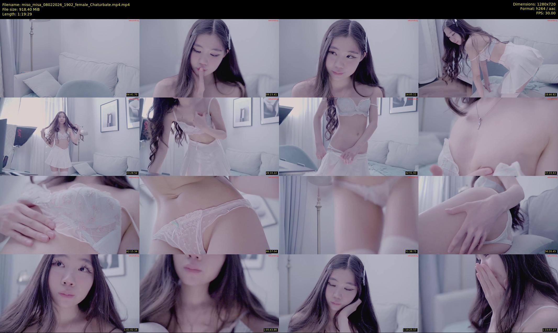 miso_misa — 80 minute Chaturbate female cam show recording, 720p, Feb 8, 2026