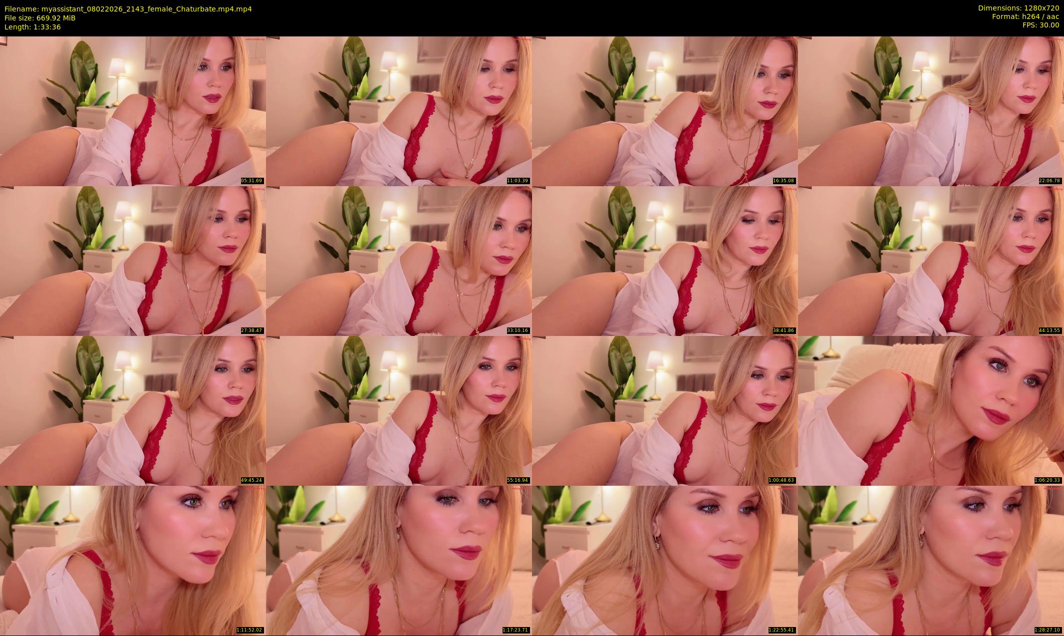myassistant — 94 minute Chaturbate female cam show recording, 720p, Feb 8, 2026
