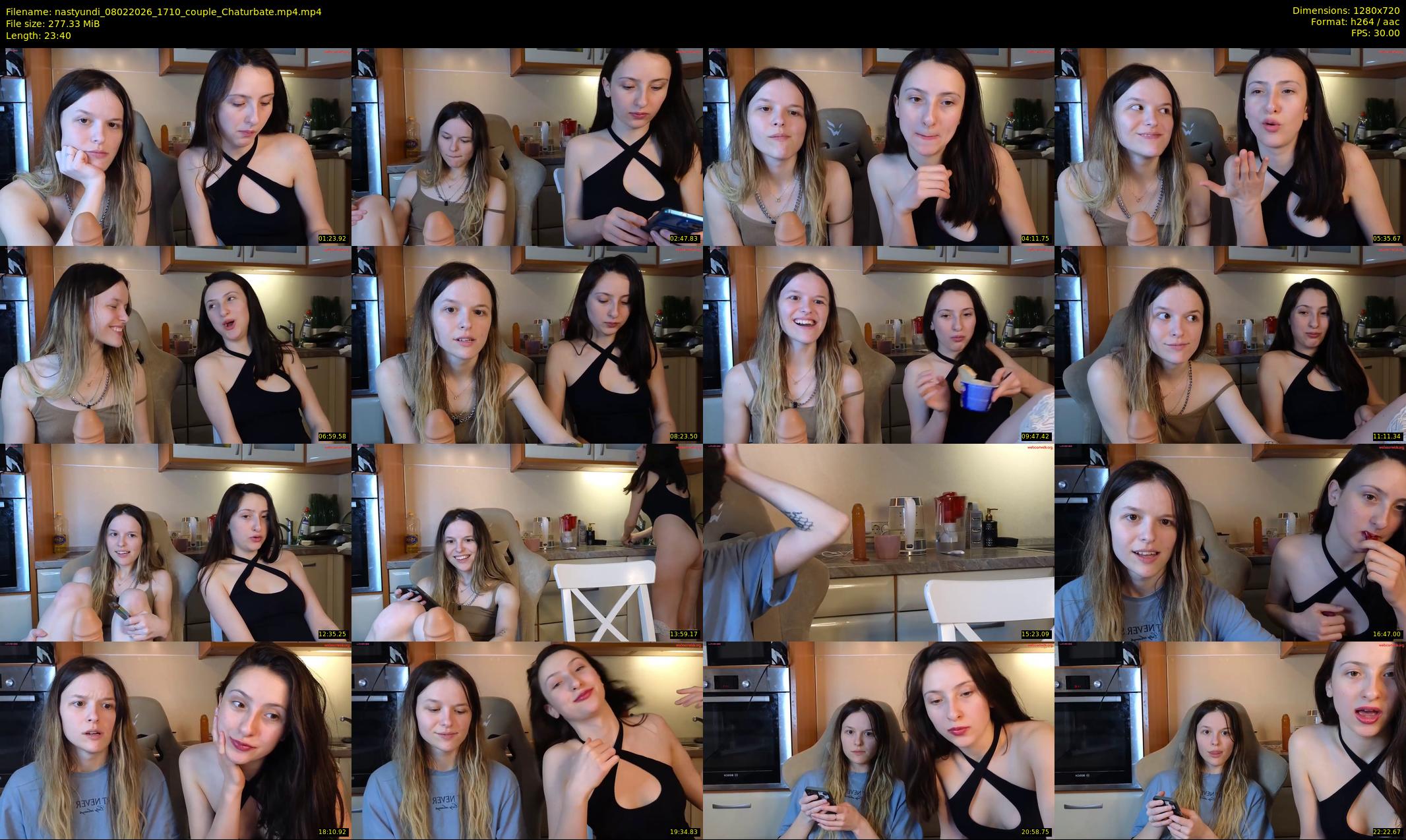 nastyundi — 24 minute Chaturbate couple cam show recording, 720p, Feb 8, 2026