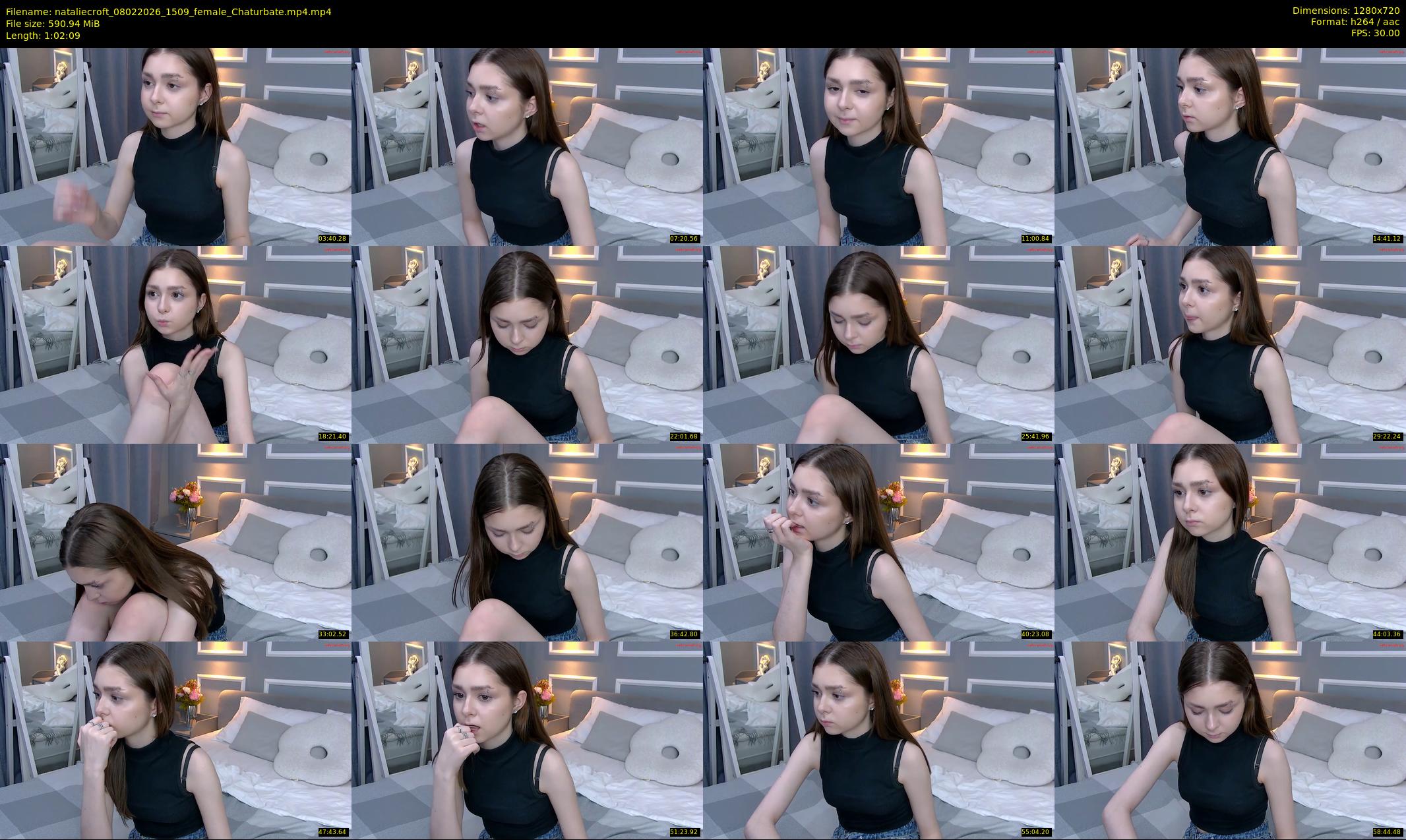 nataliecroft — 63 minute Chaturbate female cam show recording, 720p, Feb 8, 2026
