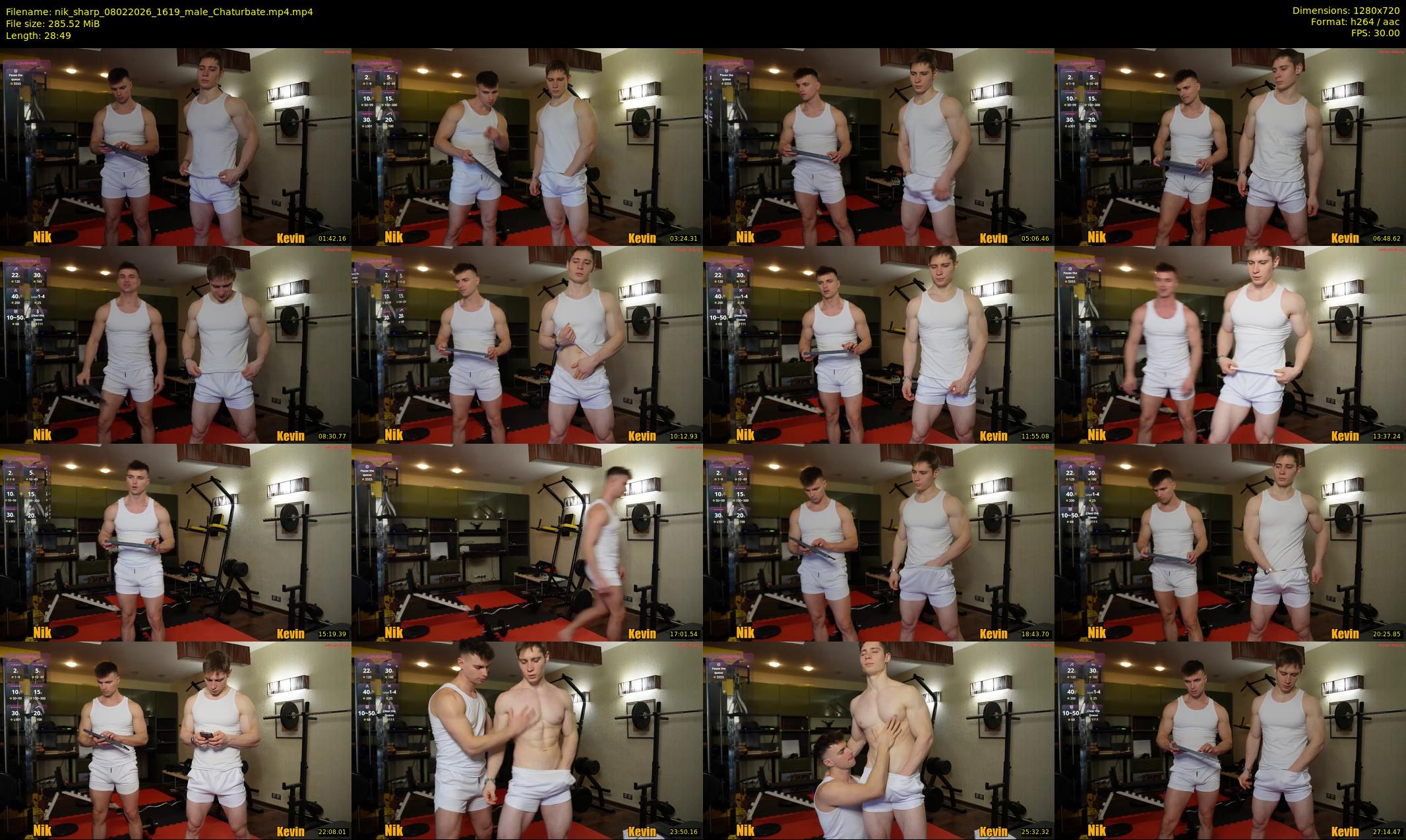 nik_sharp — 29 minute Chaturbate male cam show recording, 720p, Feb 8, 2026