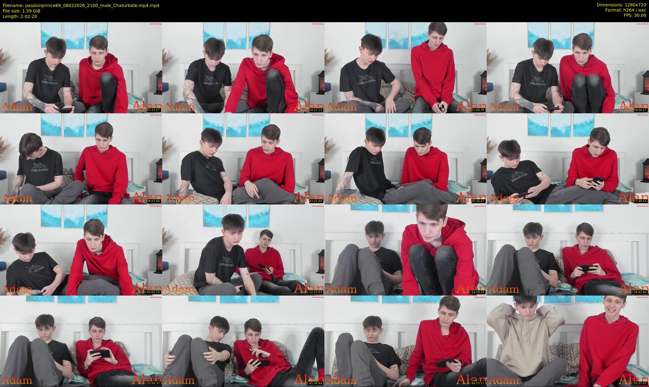 passionprince69 — 123 minute Chaturbate male cam show recording, 720p, Feb 8, 2026