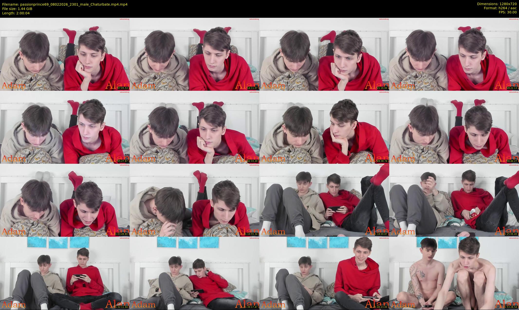 passionprince69 — 121 minute Chaturbate male cam show recording, 720p, Feb 8, 2026