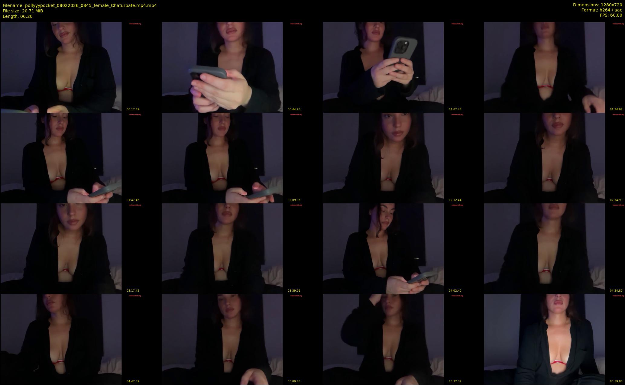 pollyyypocket — 7 minute Chaturbate female cam show recording, 720p, Feb 8, 2026