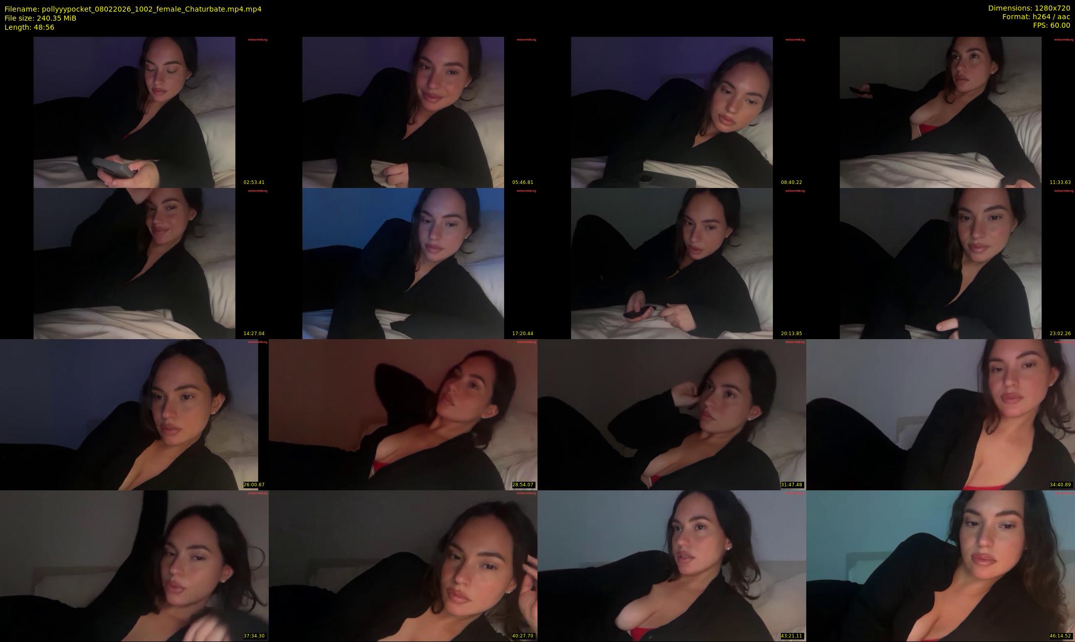 pollyyypocket — 49 minute Chaturbate female cam show recording, 720p, Feb 8, 2026