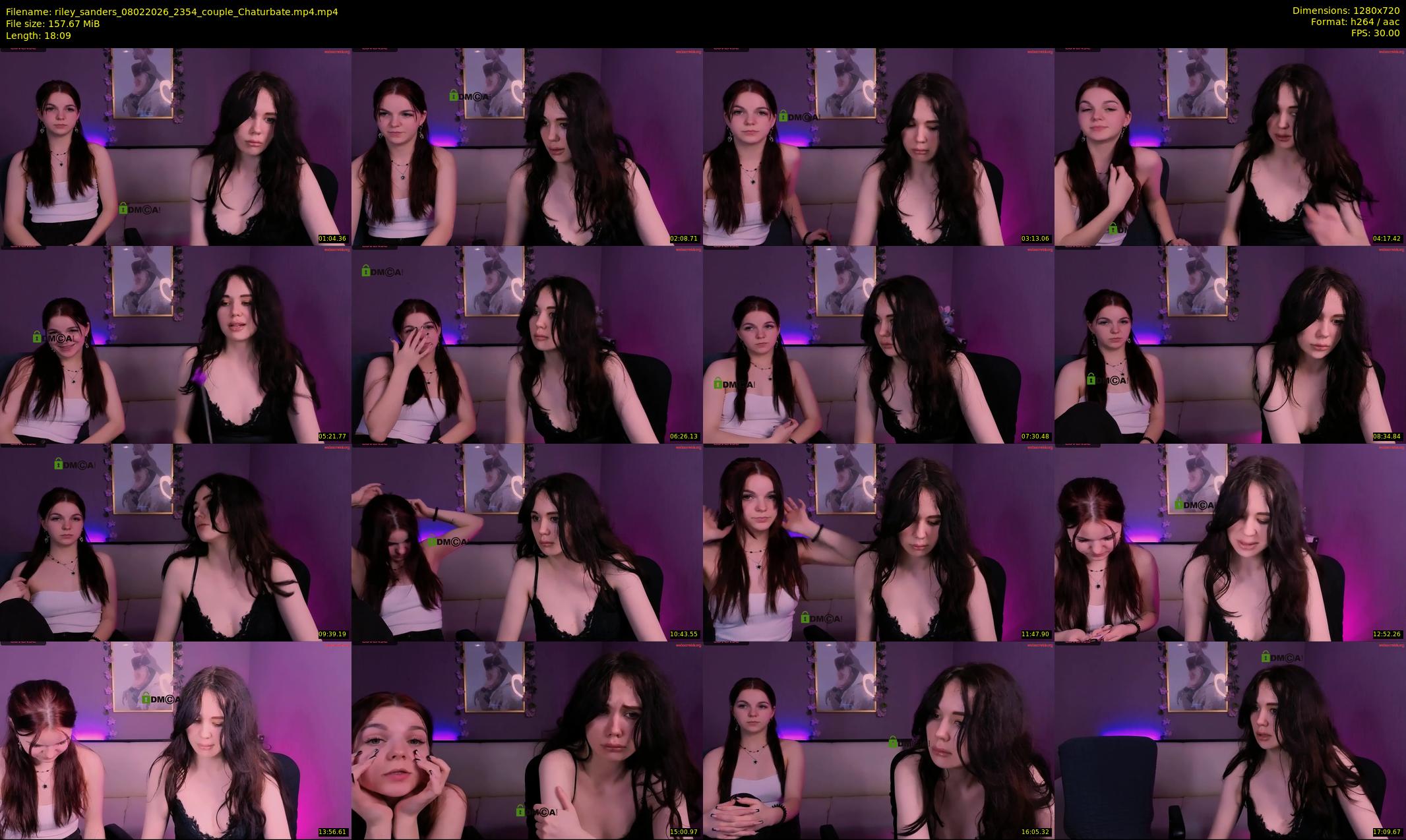 riley_sanders — 19 minute Chaturbate couple cam show recording, 720p, Feb 8, 2026